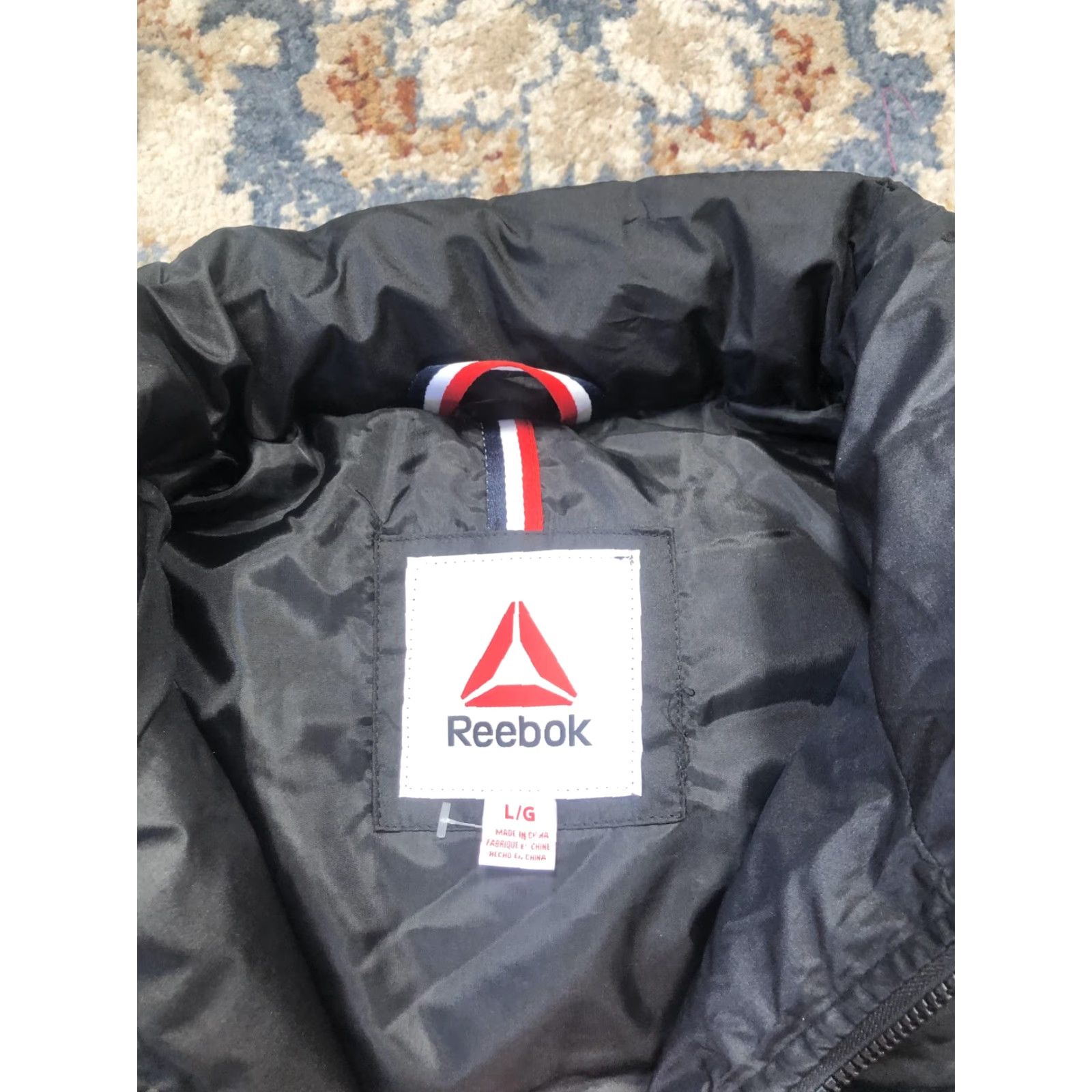 Reebok Reebok Vest Mens L Black Puffer Quilted Full Zip Sleeveless Outdoor Warm Size US L / EU 52-54 / 3 - 6 Thumbnail