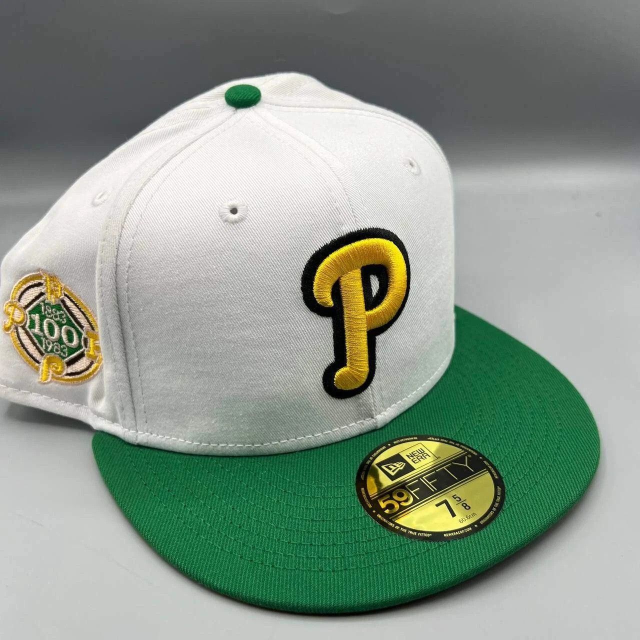 New Era Philadelphia Phillies Hat Men 7 5/8 59Fifty New Era Fitted Size ONE SIZE - 1 Thumbnail