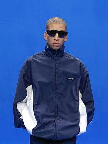 image of Balenciaga D Frame Sunglasses In Black, Men's