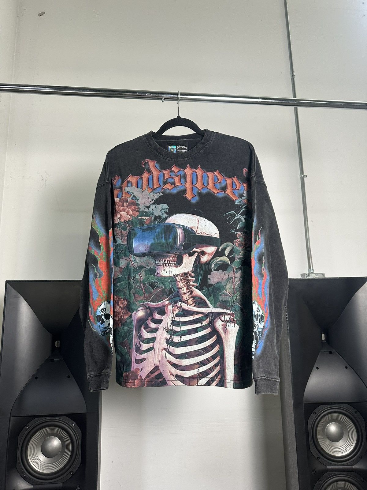 Godspeed Godspeed Vision Flowers Long Sleeve Tee Shirt Size US S / EU 44-46 / 1 - 1 Thumbnail