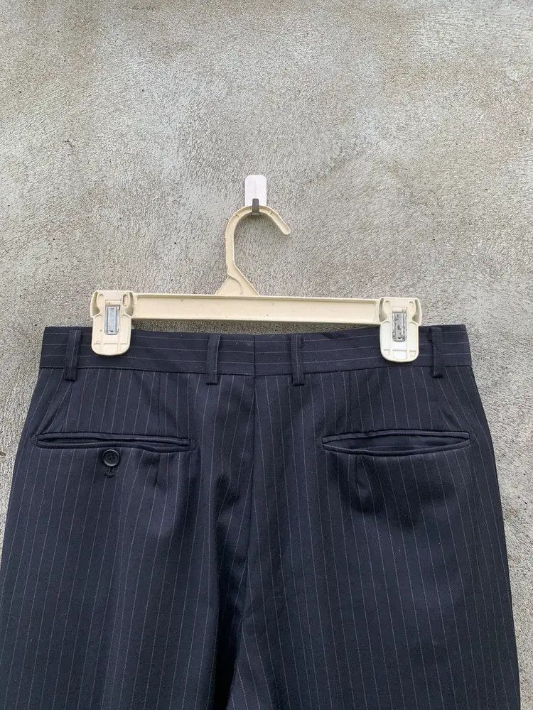 Balmain 2003 Balmain stripe black formal trouser Size US 29 - 7 Thumbnail