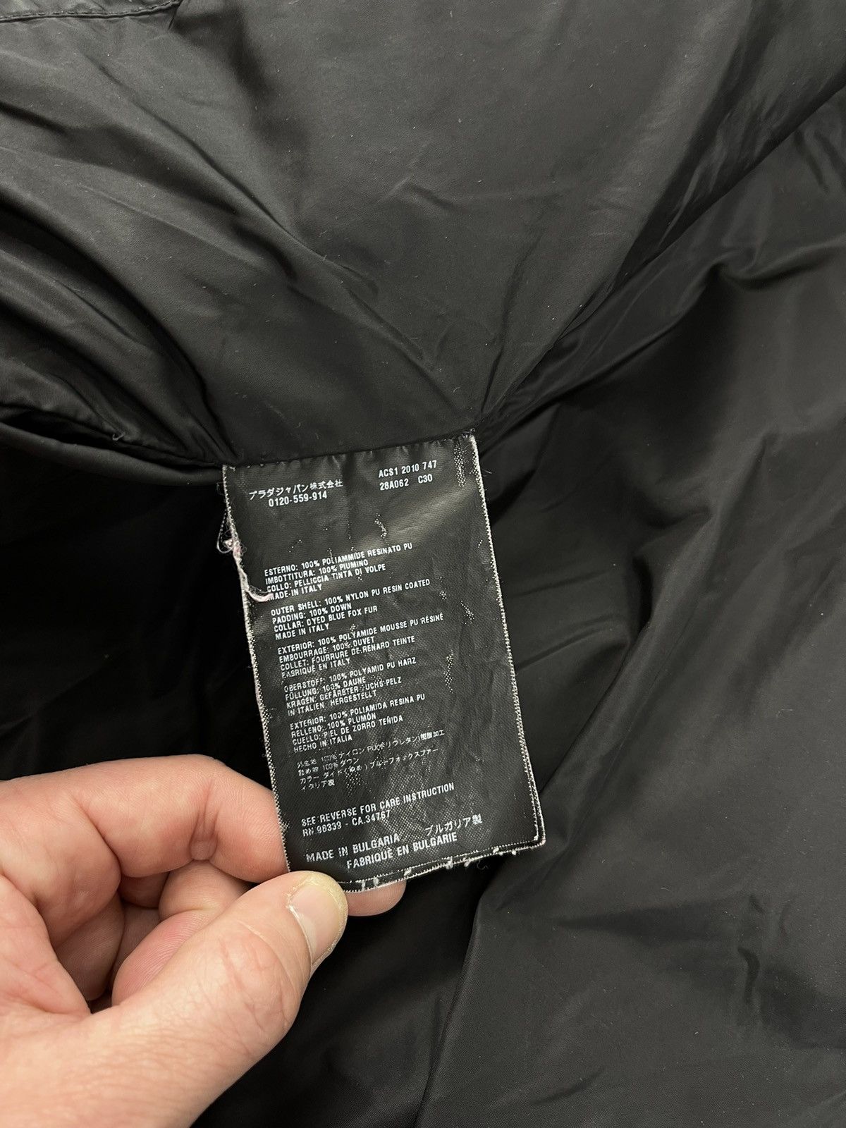 Prada Prada Black Nylon Down Puffer Jacket Women’s Size 44 Size M / US 6-8 / IT 42-44 - 14 Thumbnail