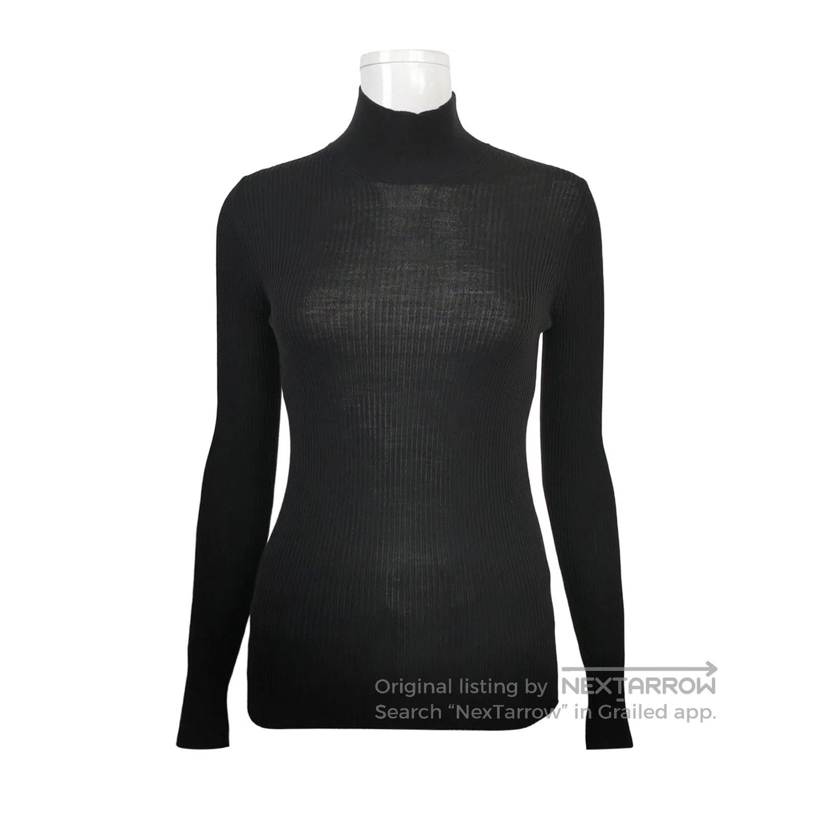 Prada Prada Black Wool Turtleneck Sweater . Size XXS / US 00 / IT 34 - 1 Thumbnail