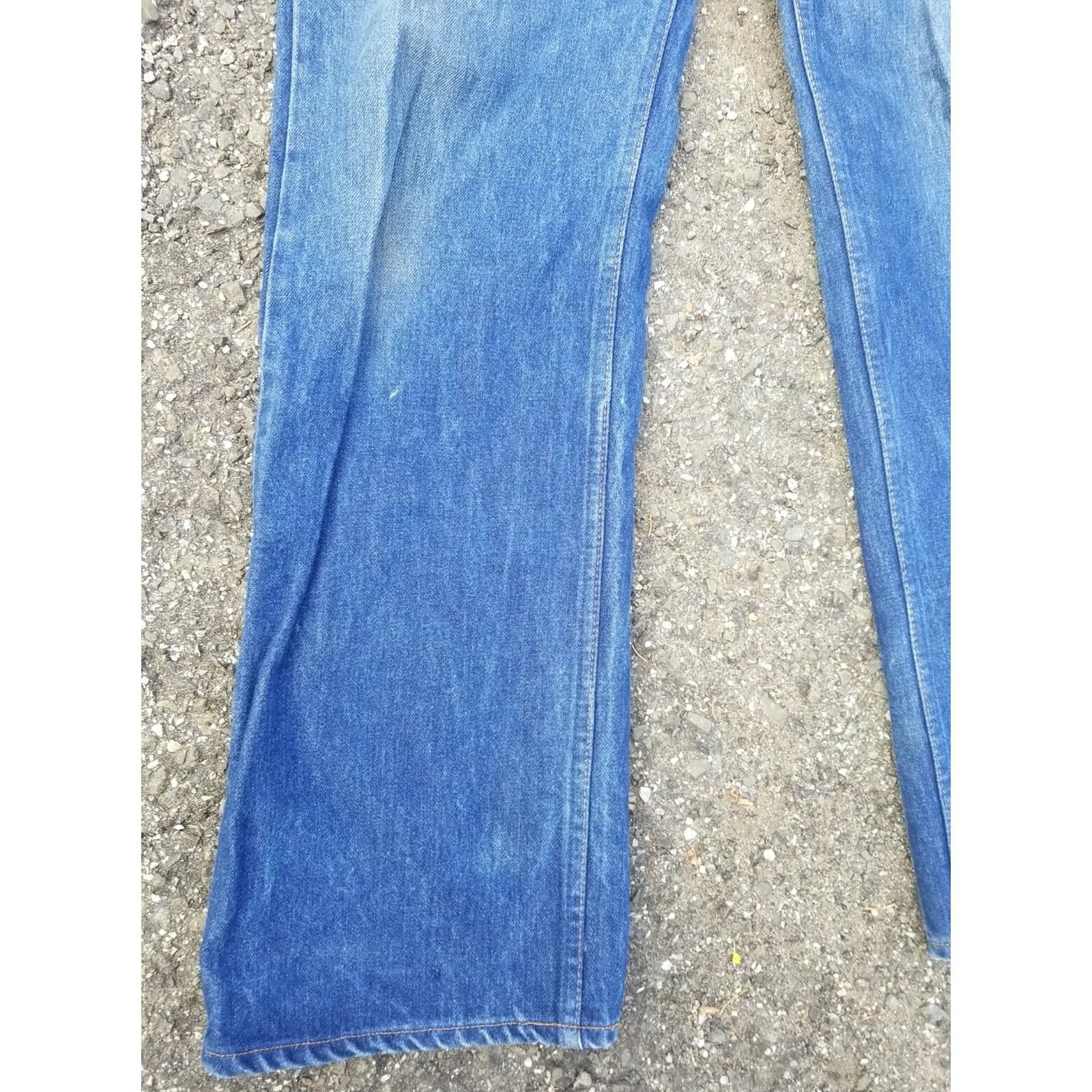 Levi's VINTAGE Levi's 517 Jeans 38x32 Orange Tab USA Made In USA Denim Bootcut 80s Mens Blue 5-Pocket Distressed Size US 38 / EU 54 - 3 Thumbnail