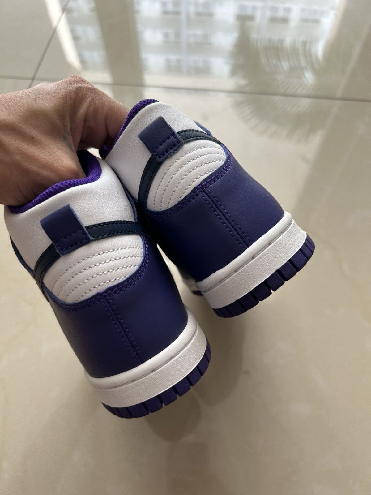 Nike Nike dunk High Electro Purple Size US 4.5 / IT 34.5 - 4 Thumbnail
