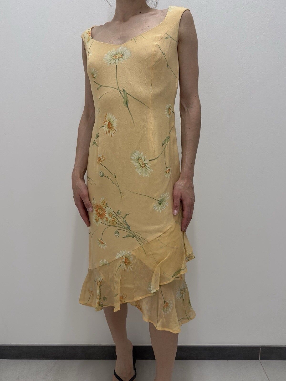Escada Vintage Escada Silk Floral Print Mesh Summer Dress Size 34 Size XXS / US 00 / IT 34 - 1 Thumbnail