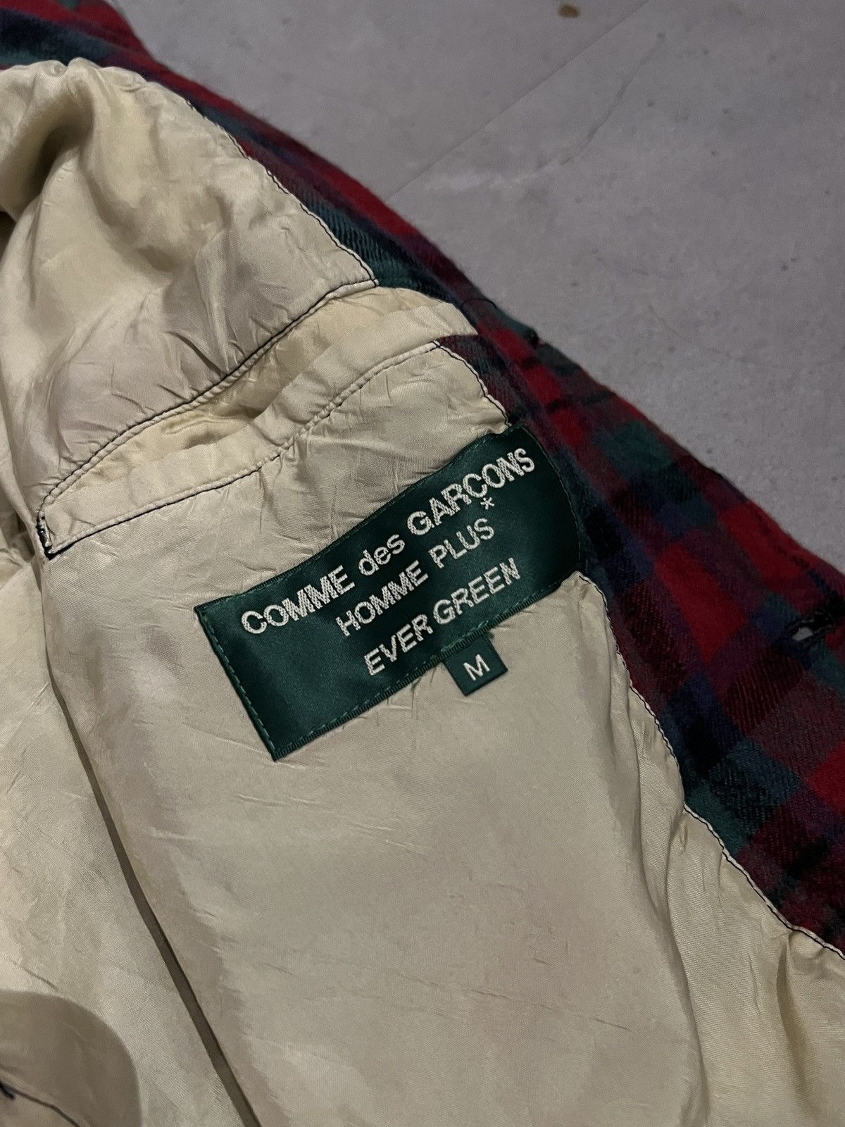 Comme des Garcons Homme Plus SS06 CDG Homme Plus Evergreen x Rolling Stones Tartan Jacket Size US M / EU 48-50 / 2 - 4 Thumbnail