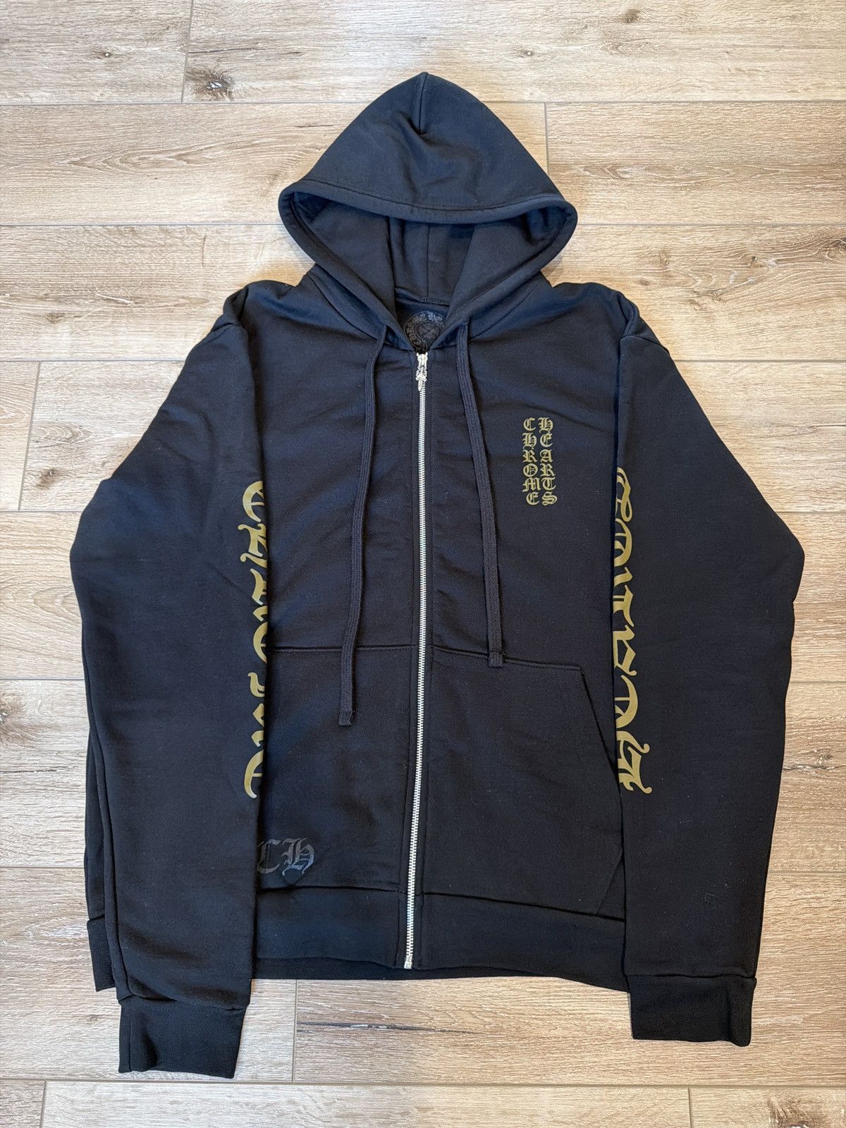 Chrome Hearts Chrome Hearts Vertical Logo Zip Up Size US L / EU 52-54 / 3 - 1 Thumbnail