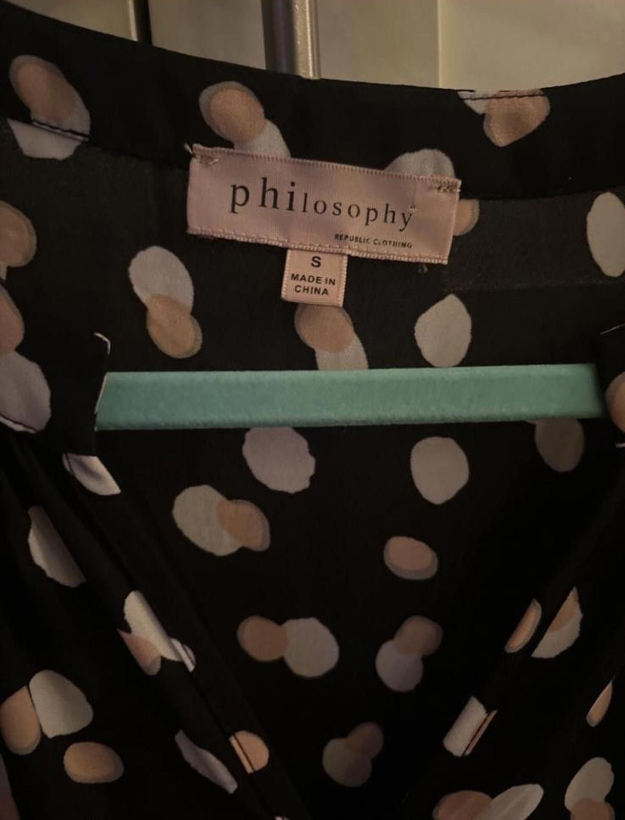 Other Philosophy Black and White Polka Dot Blouse - Size S Size S / US 4 / IT 40 - 2 Thumbnail