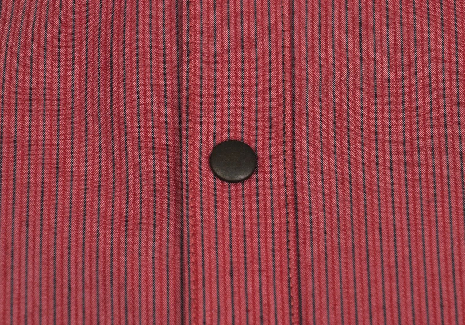 Armani Cotton Nylon Stretch Stripe Shirt in Red Size L Size US XXS / EU 40 - 4 Thumbnail