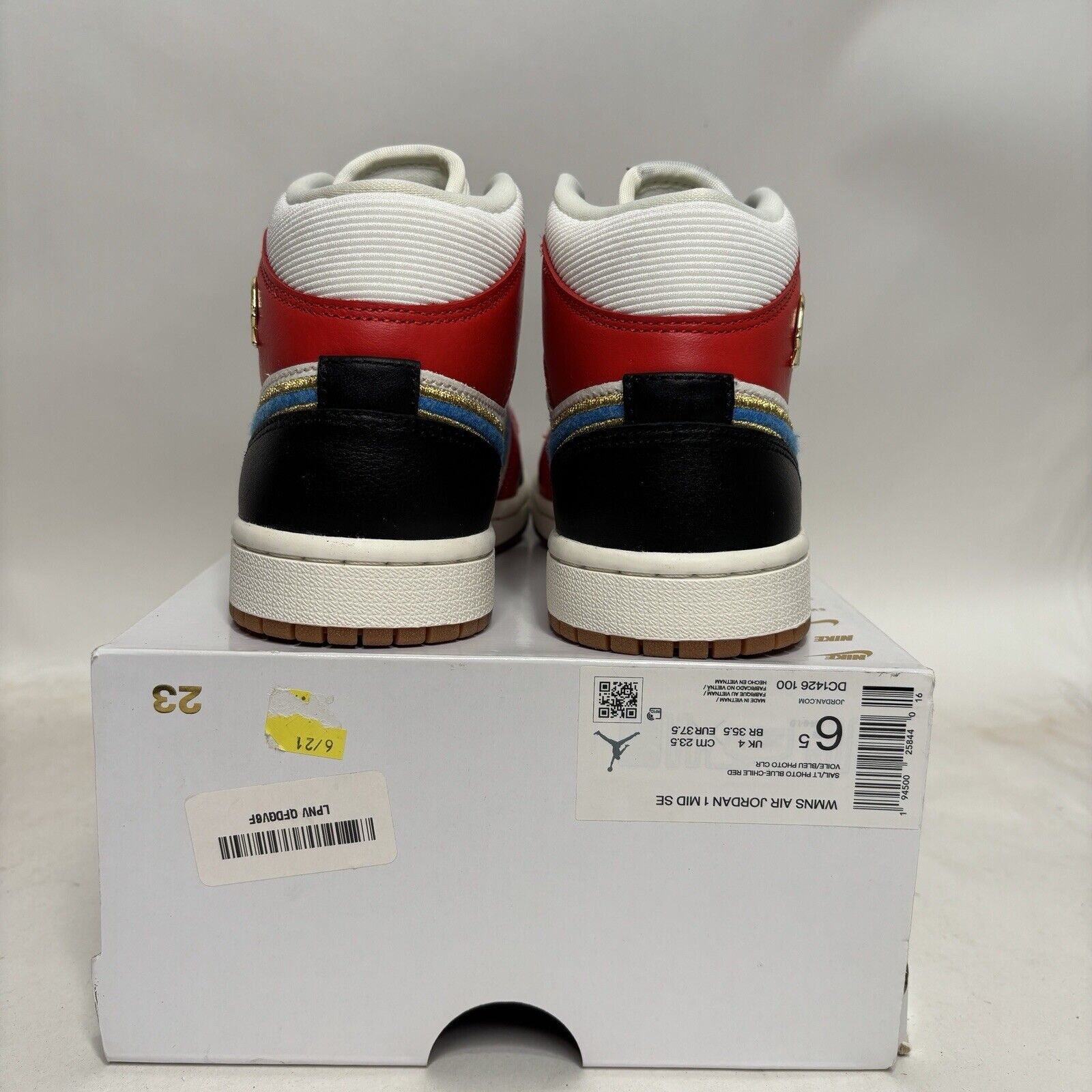 Nike Nike Shoes Air Jordan 1 Mid Retro WMNS “Let Her Man” 2024 Size US 6.5 / IT 36.5 - 4 Thumbnail