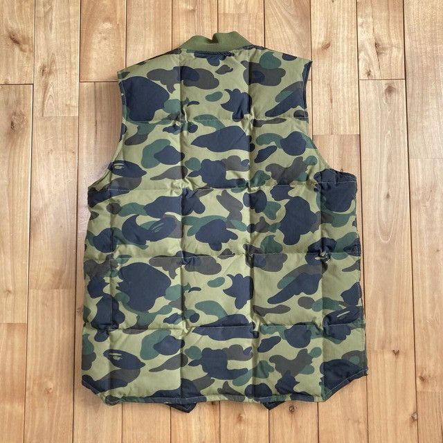 Bape BAPE Puffer Down Vest 1st camo green a bathing ape NIGO Size US M / EU 48-50 / 2 - 2 Thumbnail