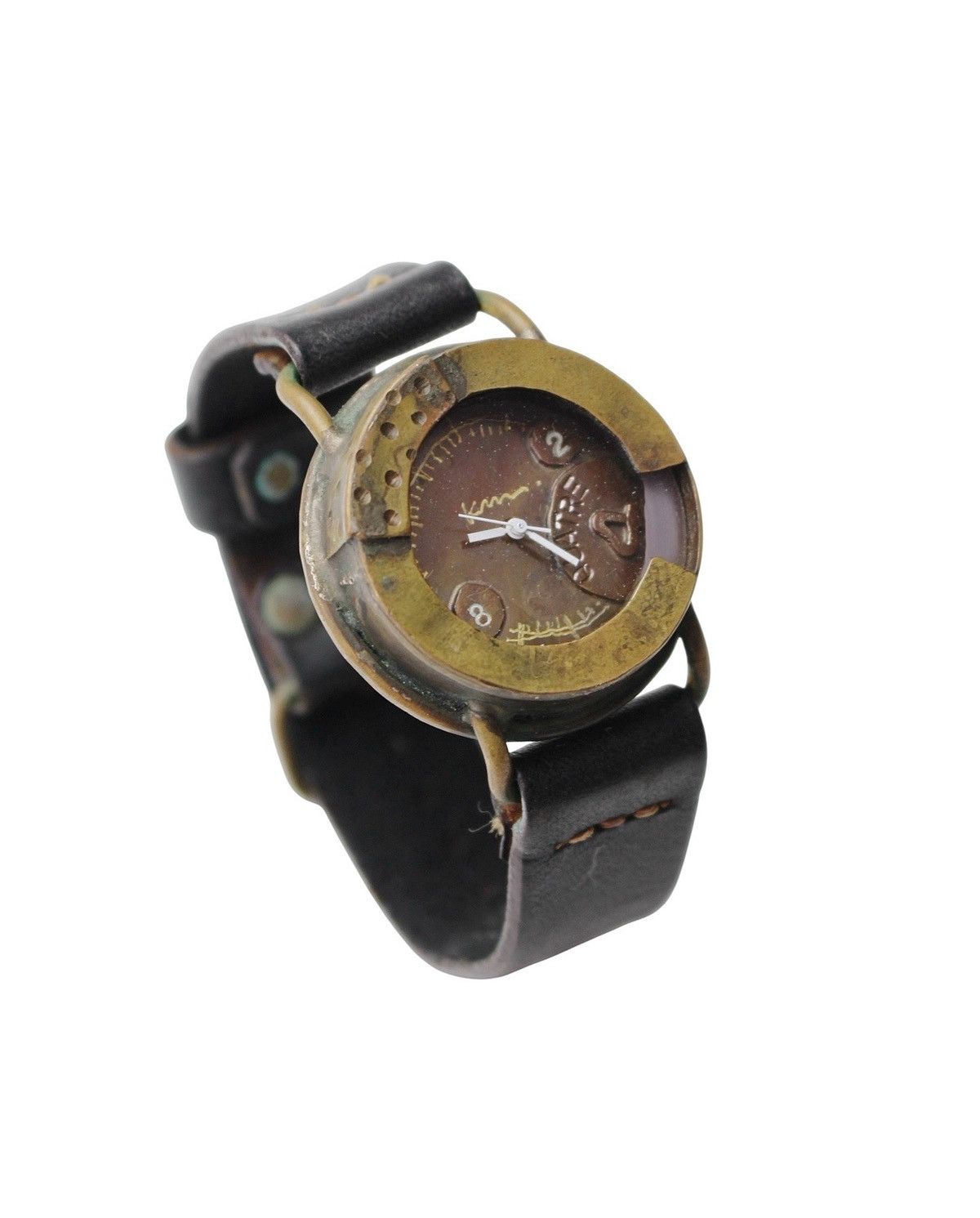Vintage 2000S JAPANESE HANDMADE STEAMPUNK “QUATRE” BRONZE WATCH Size ONE SIZE - 4 Thumbnail