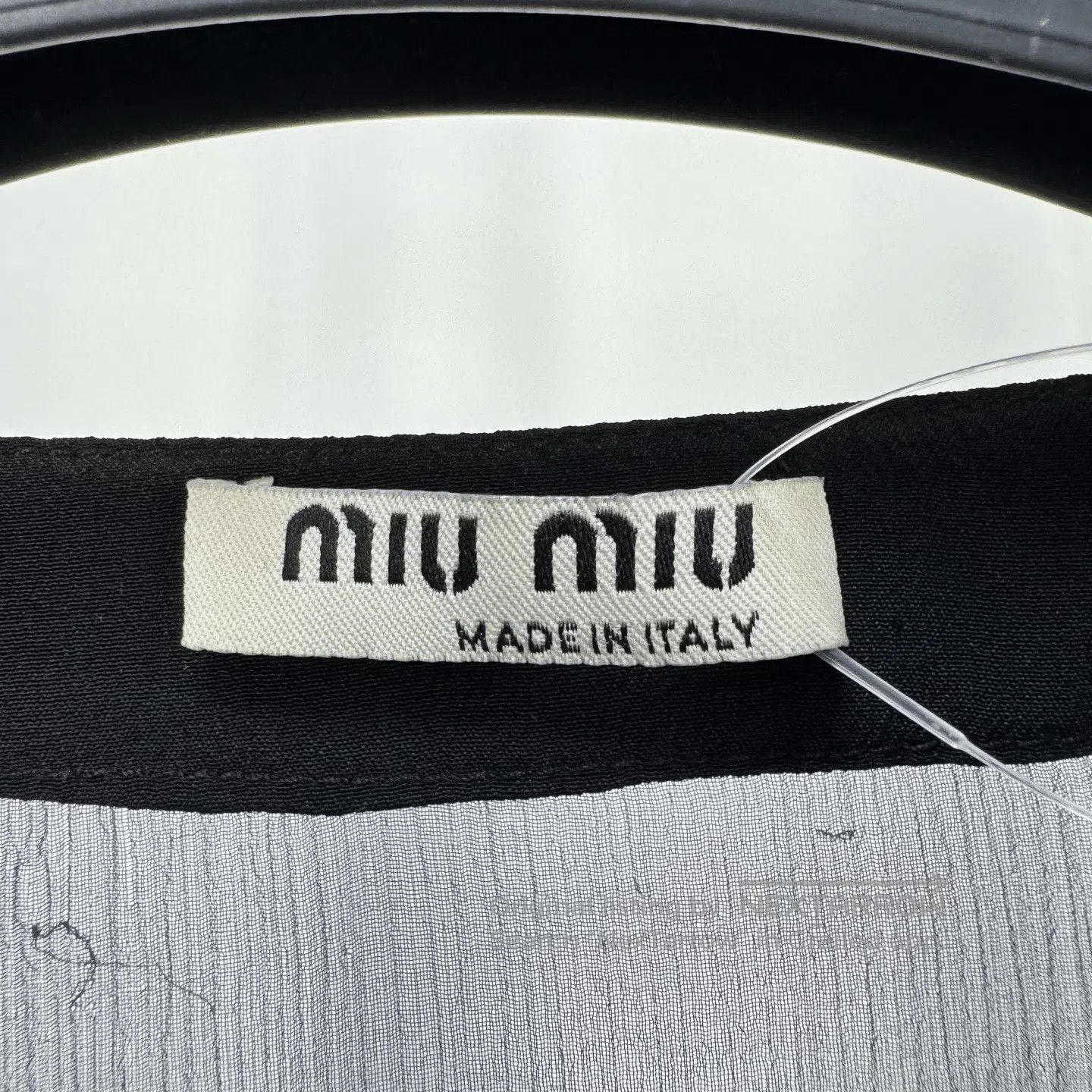 Miu Miu Miu Miu Silk Paneled Long Sleeve. Size S / US 4 / IT 40 - 5 Thumbnail