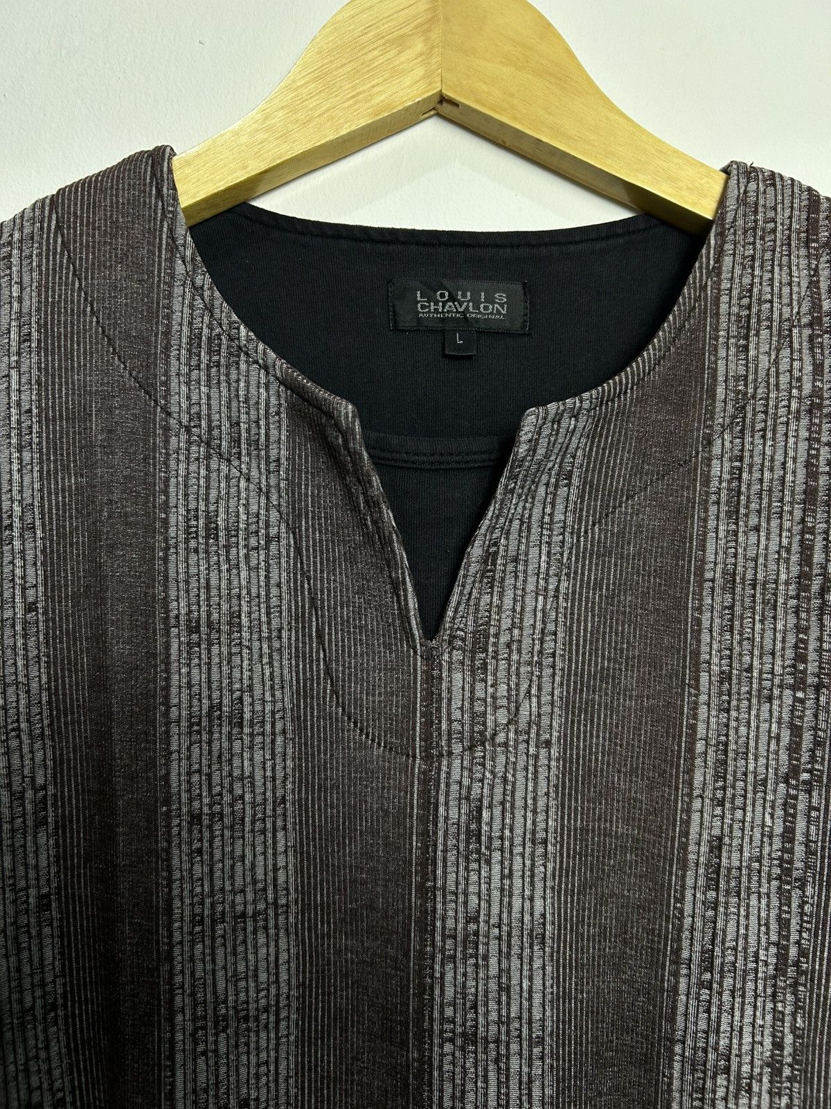 Japanese Brand Louis Chavlon sick rock style double layer shirt Size US L / EU 52-54 / 3 - 3 Thumbnail