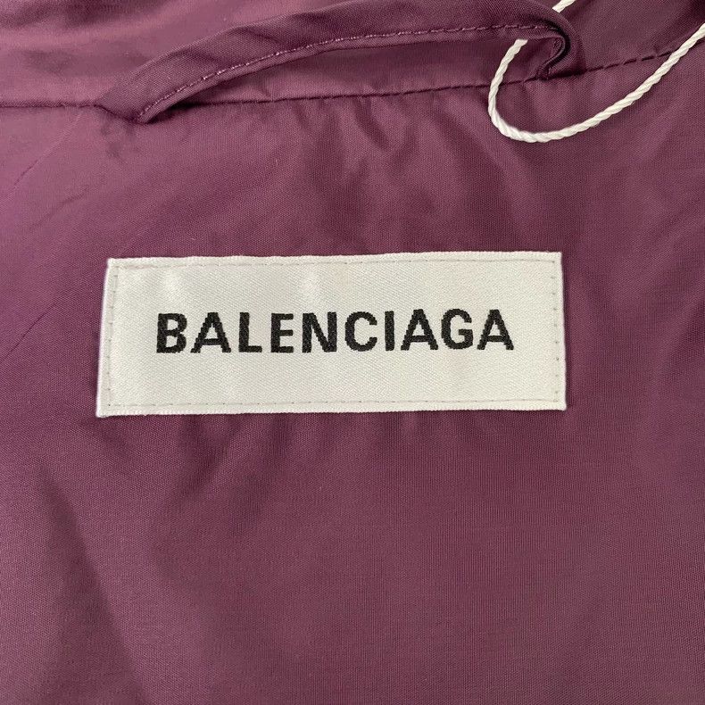Balenciaga Balenciaga size 34 Deep purple monogrammed hooded drawstri Size US XXS / EU 40 - 6 Thumbnail