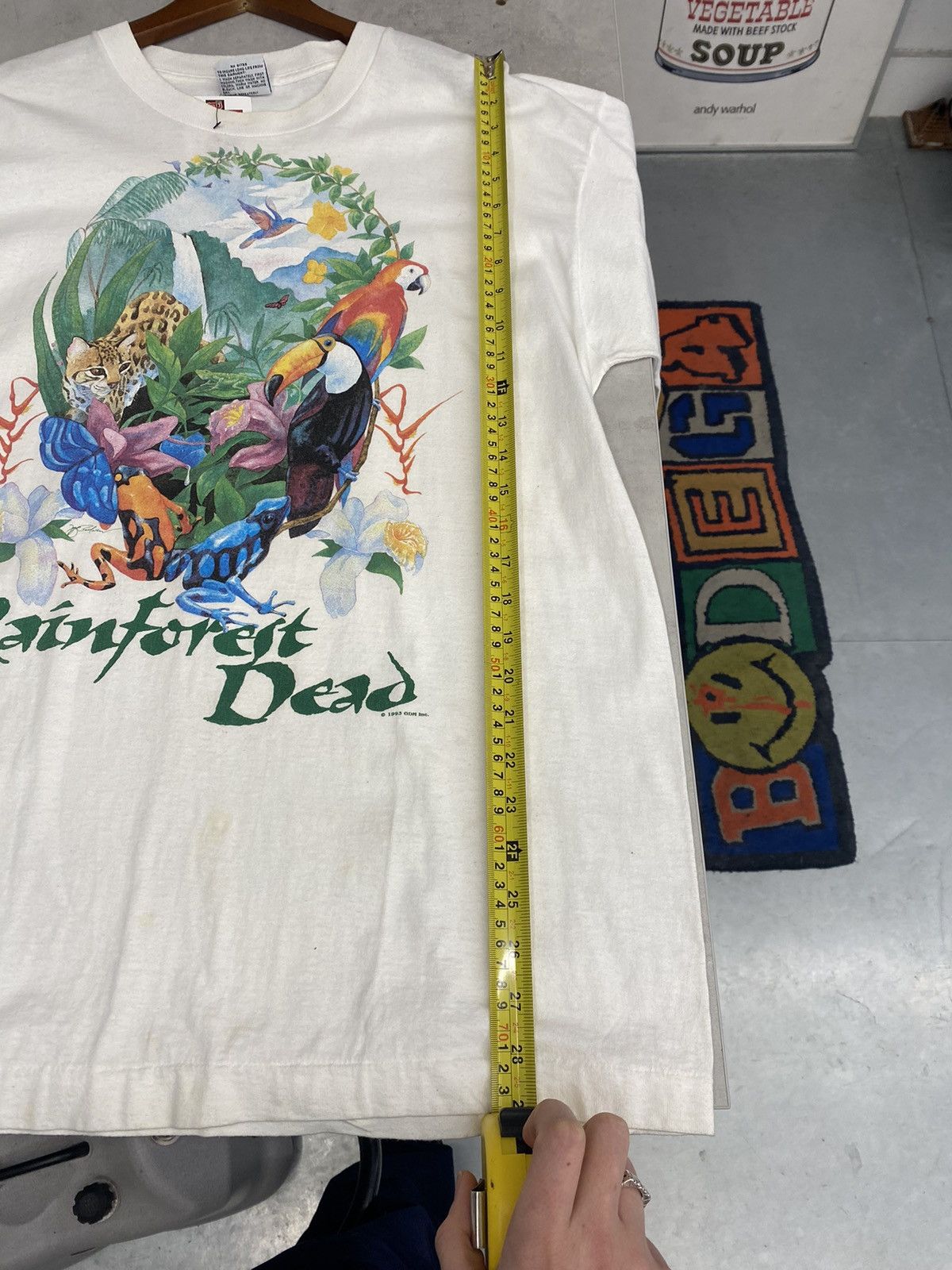Vintage Vintage 1993 Grateful Dead t shirt Size US XL / EU 56 / 4 - 7 Thumbnail