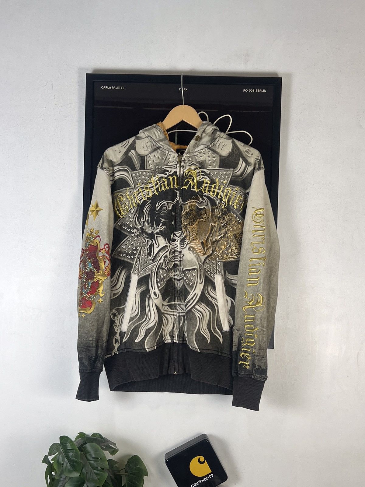 Christian Audigier vintage ed hardy by chritian audigher tattoo aop hoodie Size US S / EU 44-46 / 1 - 3 Thumbnail