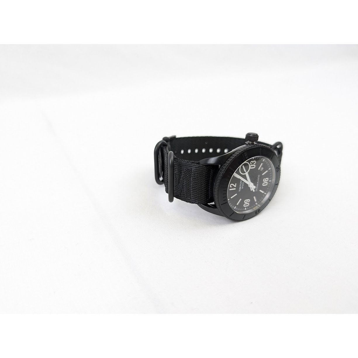 Tom Ford o1rshd1 Size: OS / Plastic Large Case Sports Watch in Black Size ONE SIZE - 14 Thumbnail