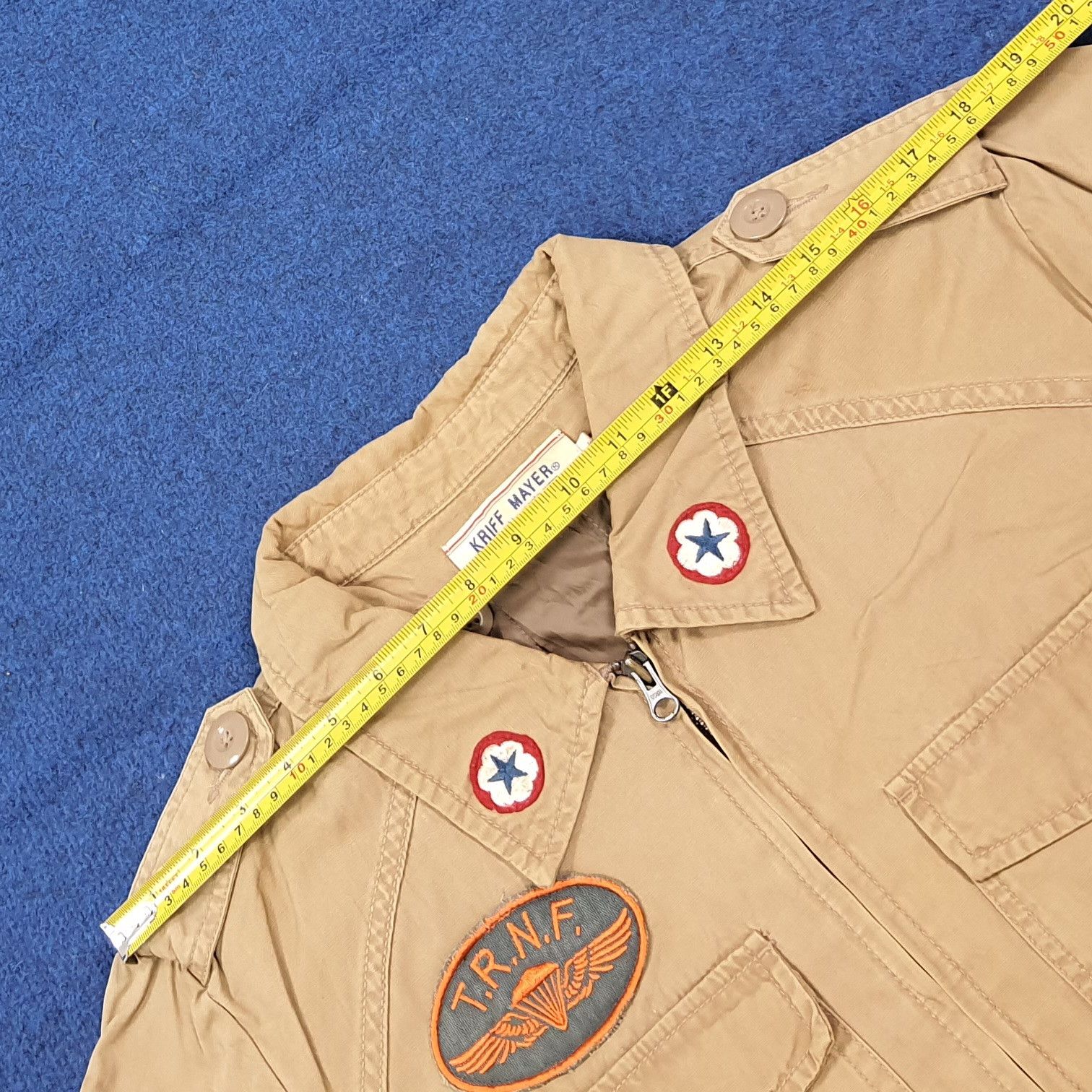 Vintage Vintage Kriff Mayer Patches Cargo Military Chore Coat C278N4 Size US M / EU 48-50 / 2 - 14 Thumbnail