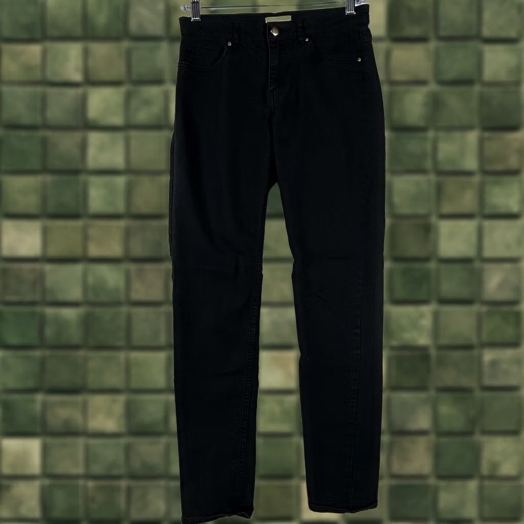 H&M H&M Chino Pants Skinny Womens Size 8 Black Cotton Stretch Casual Mid Rise Pants Womens Black 8 Skinny Chino Stretch Mid Rise Size 30" / US 8 / IT 44 - 1 Thumbnail