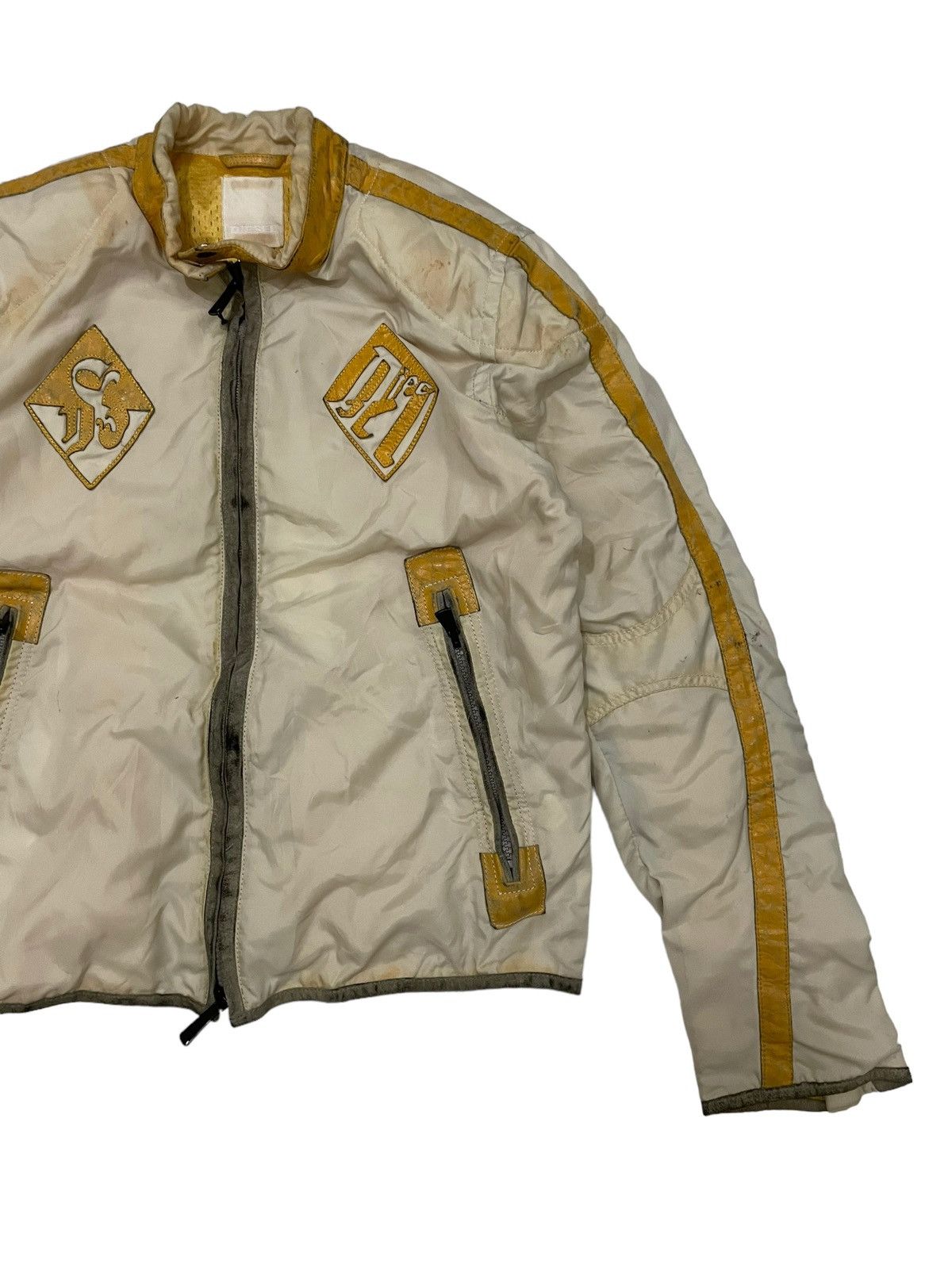 55DSL × Diesel × Vintage Vintage Diesel Leather Biker Jacket Size US L / EU 52-54 / 3 - 4 Thumbnail