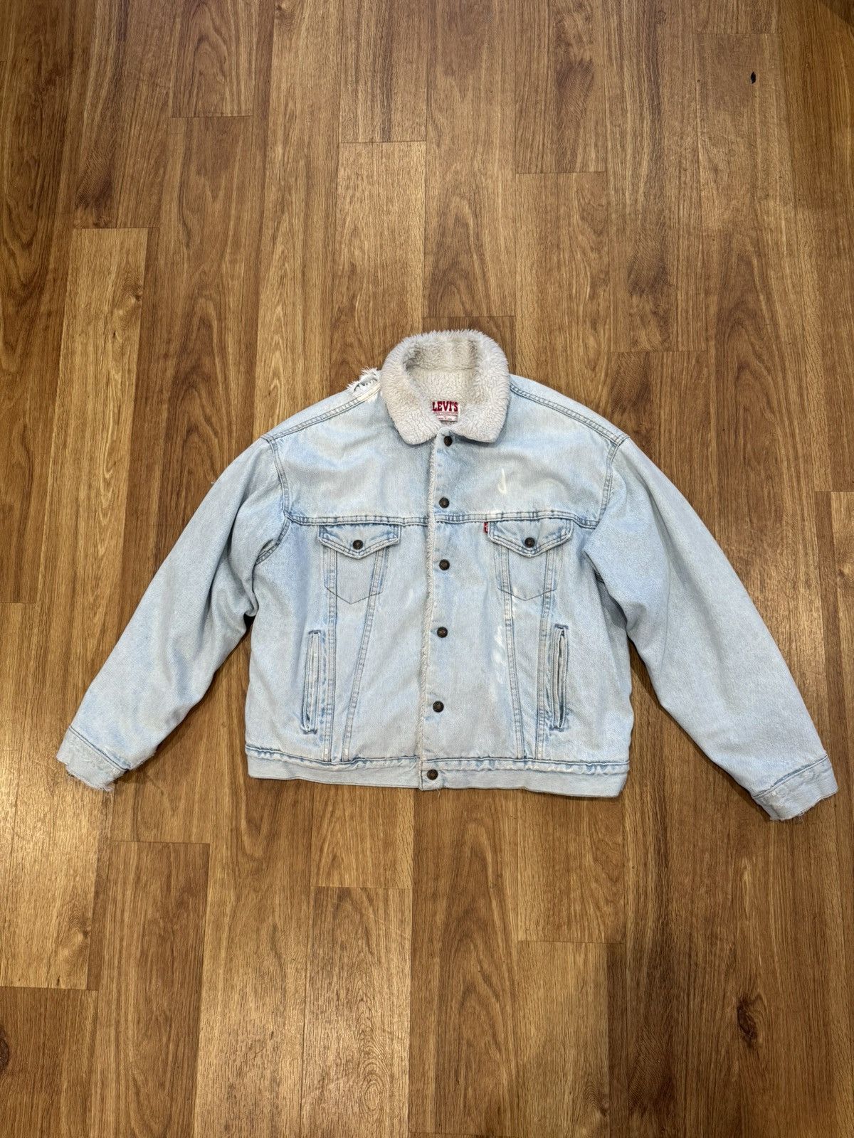 Levi's × Vintage Levis San Francisco Sherpa 80s Size US XL / EU 56 / 4 - 1 Thumbnail