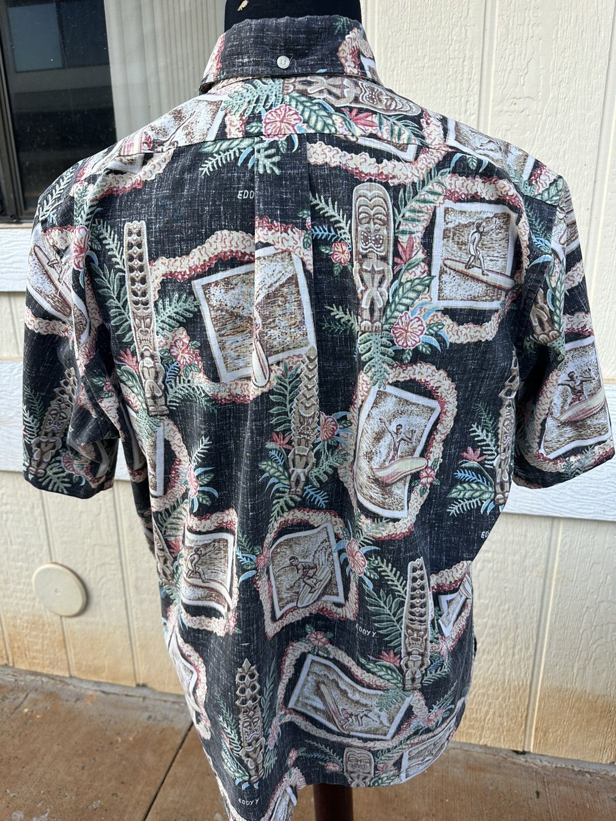 Reyn Spooner Reyn Spooner Hawaiian Print Multicolored 3/4 Button Men's L Size US L / EU 52-54 / 3 - 2 Thumbnail