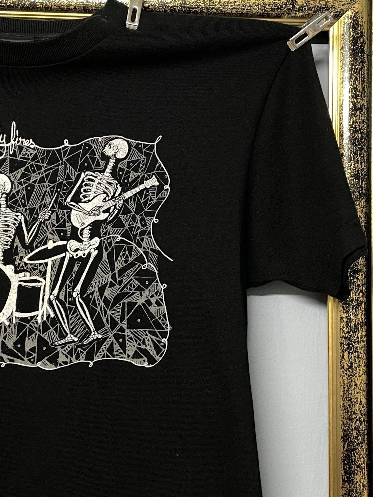 Band Tees Vintage Original Friendly Fires Skeleton Indie Rock Band Size US M / EU 48-50 / 2 - 5 Thumbnail