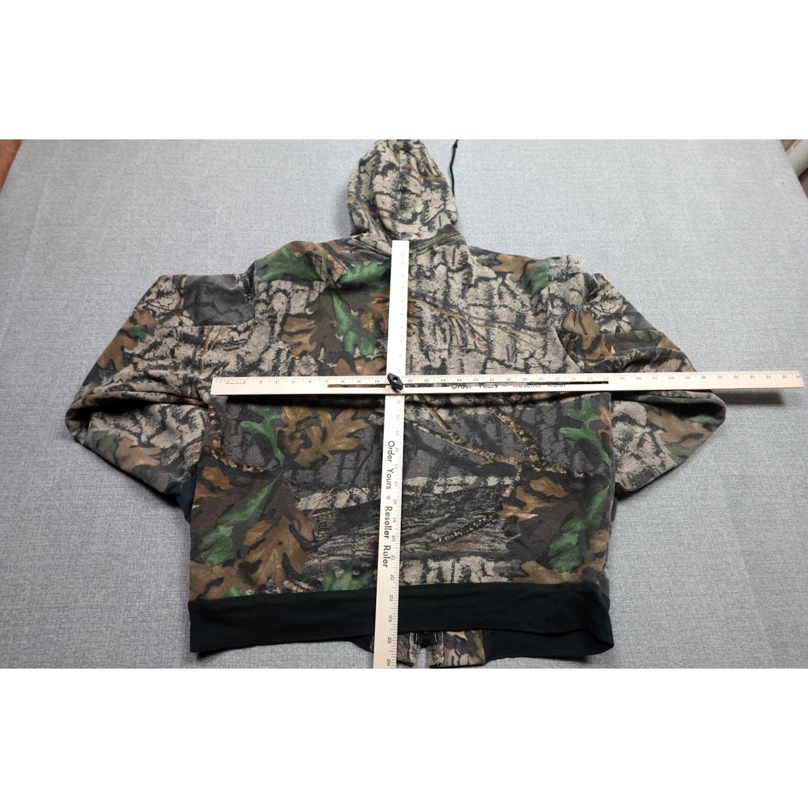 Vintage VINTAGE Trailcrest Camo Sweatshirt Hoodie Mens XL Full Zip Pockets Outdoor Hunting Winter Camouflage Cotton Polyester Fleece Jacket Size US XL / EU 56 / 4 - 6 Thumbnail
