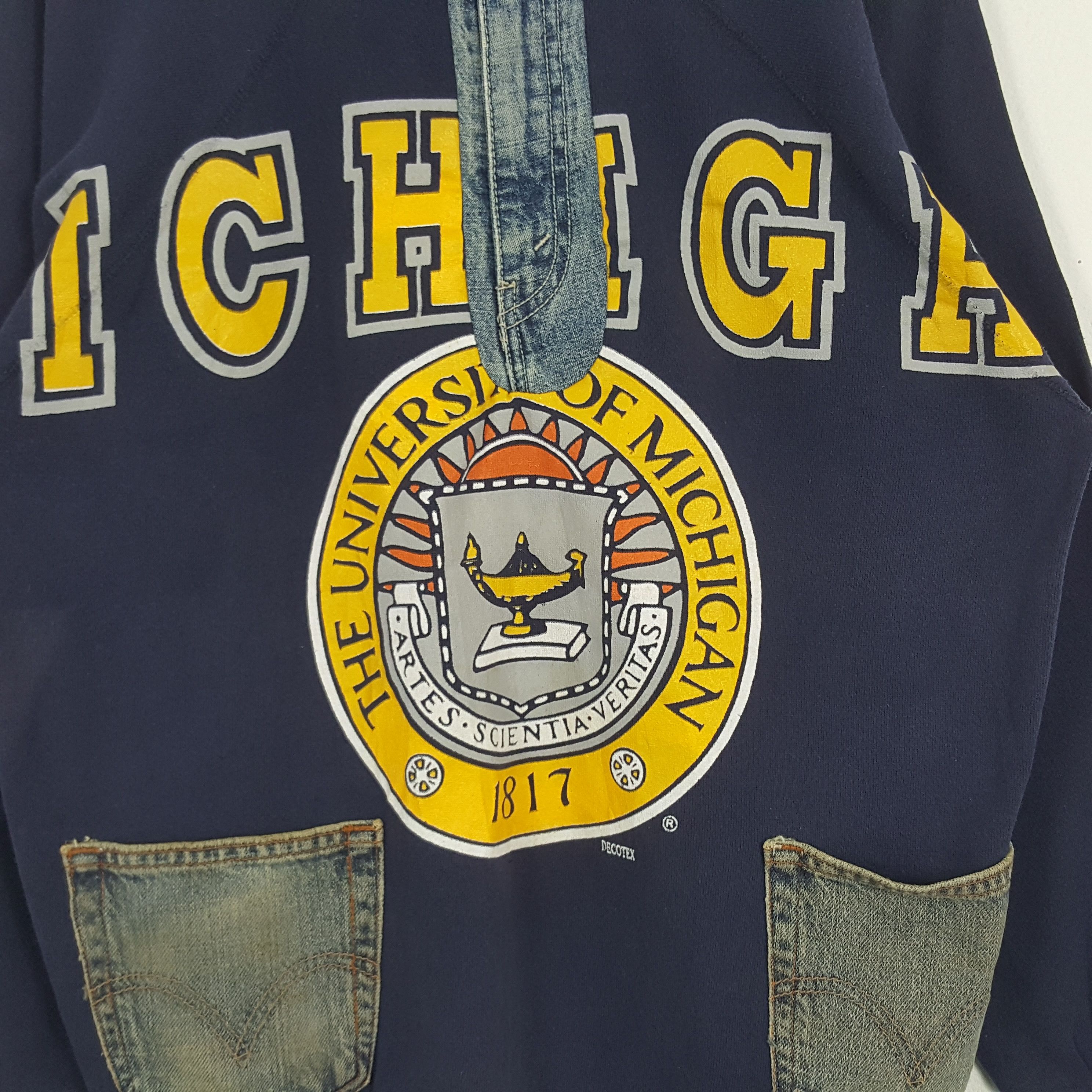 Vintage Vintage University Of Michigan American Promo Sweatshirt Size US L / EU 52-54 / 3 - 2 Thumbnail