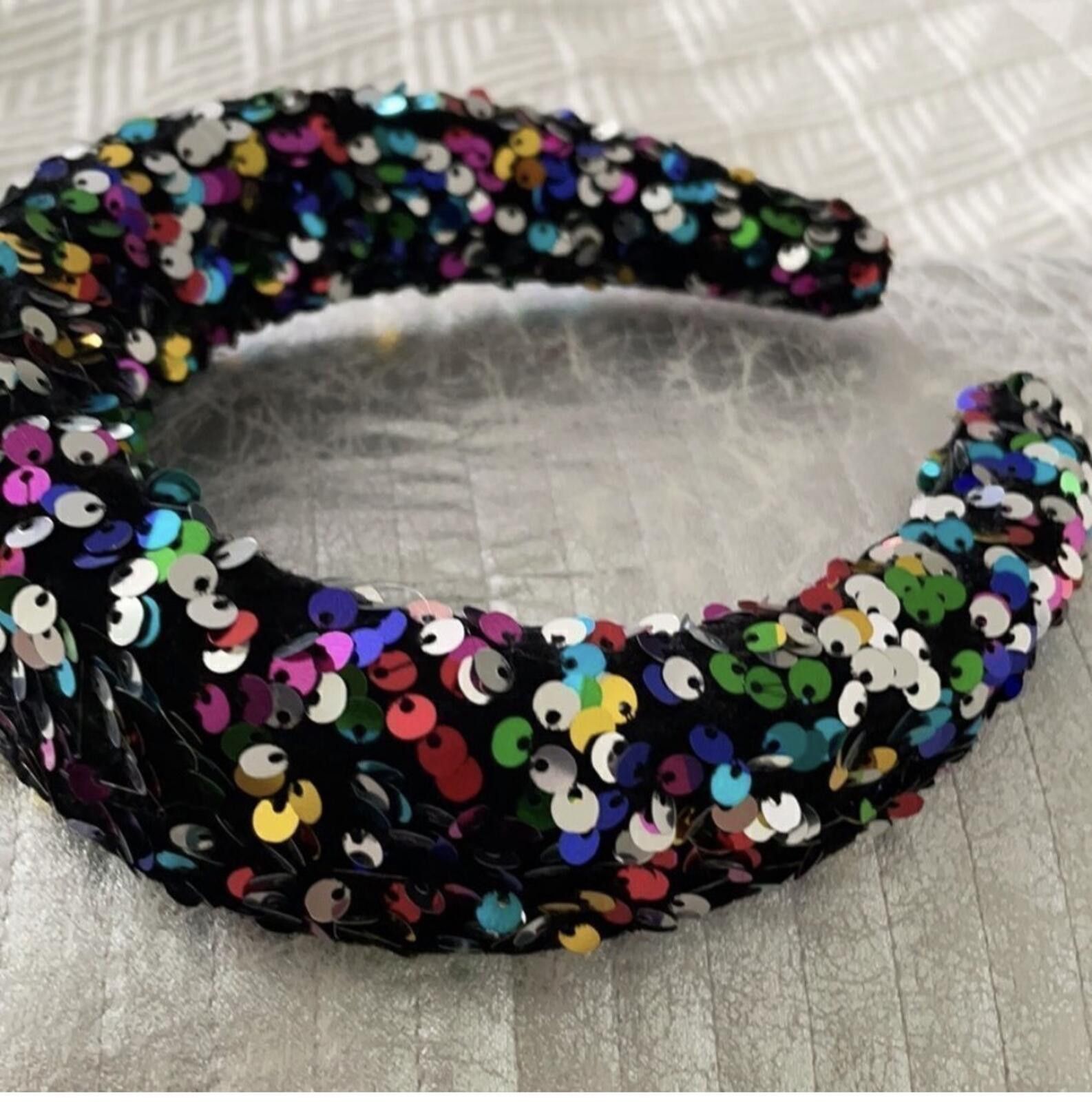 Other (BOUTIQUE) Sequined multi-color headband Size ONE SIZE - 2 Thumbnail