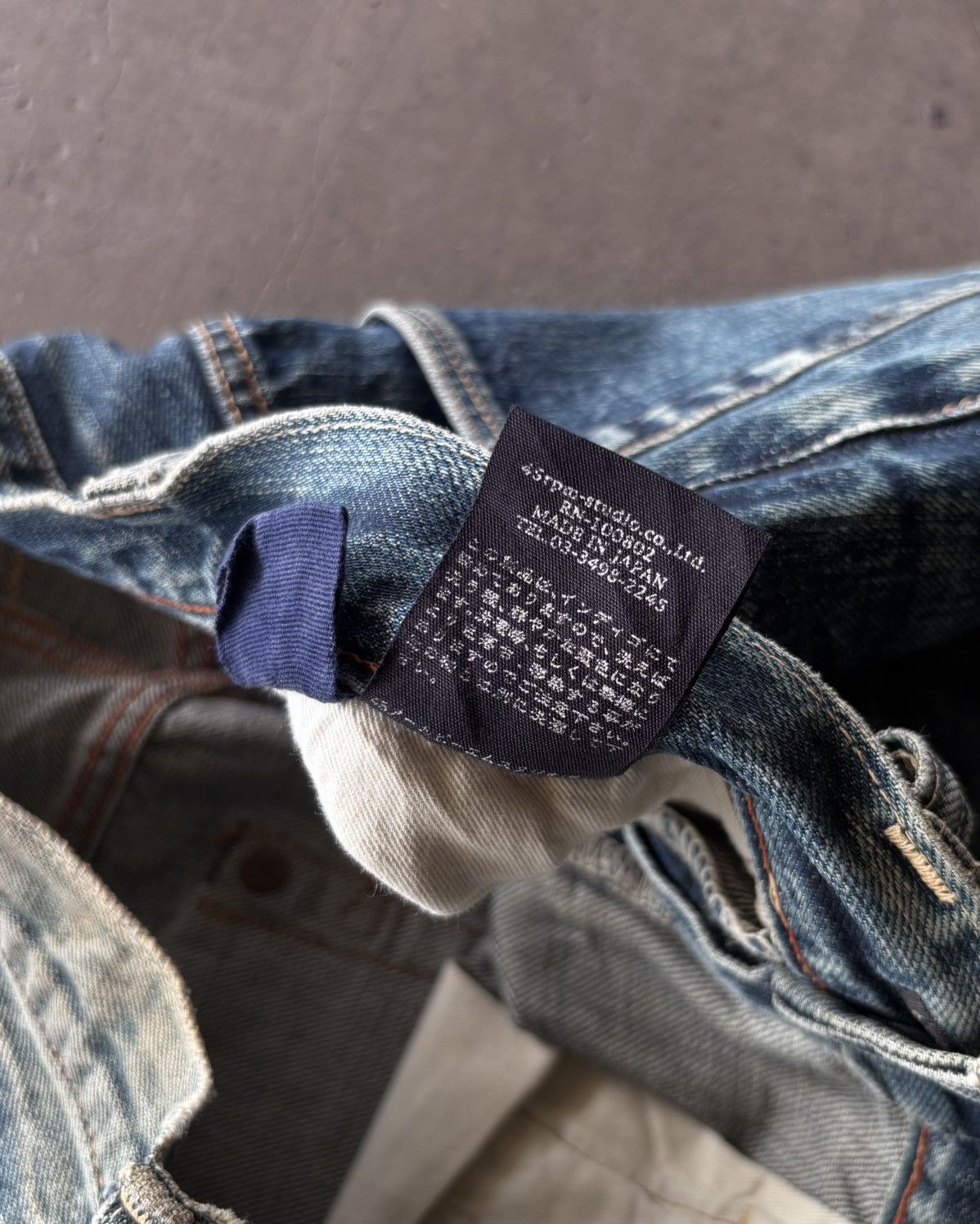 45rpm R by 45rpm Selvedge Washed Denim Jeans Size US 29 - 6 Thumbnail