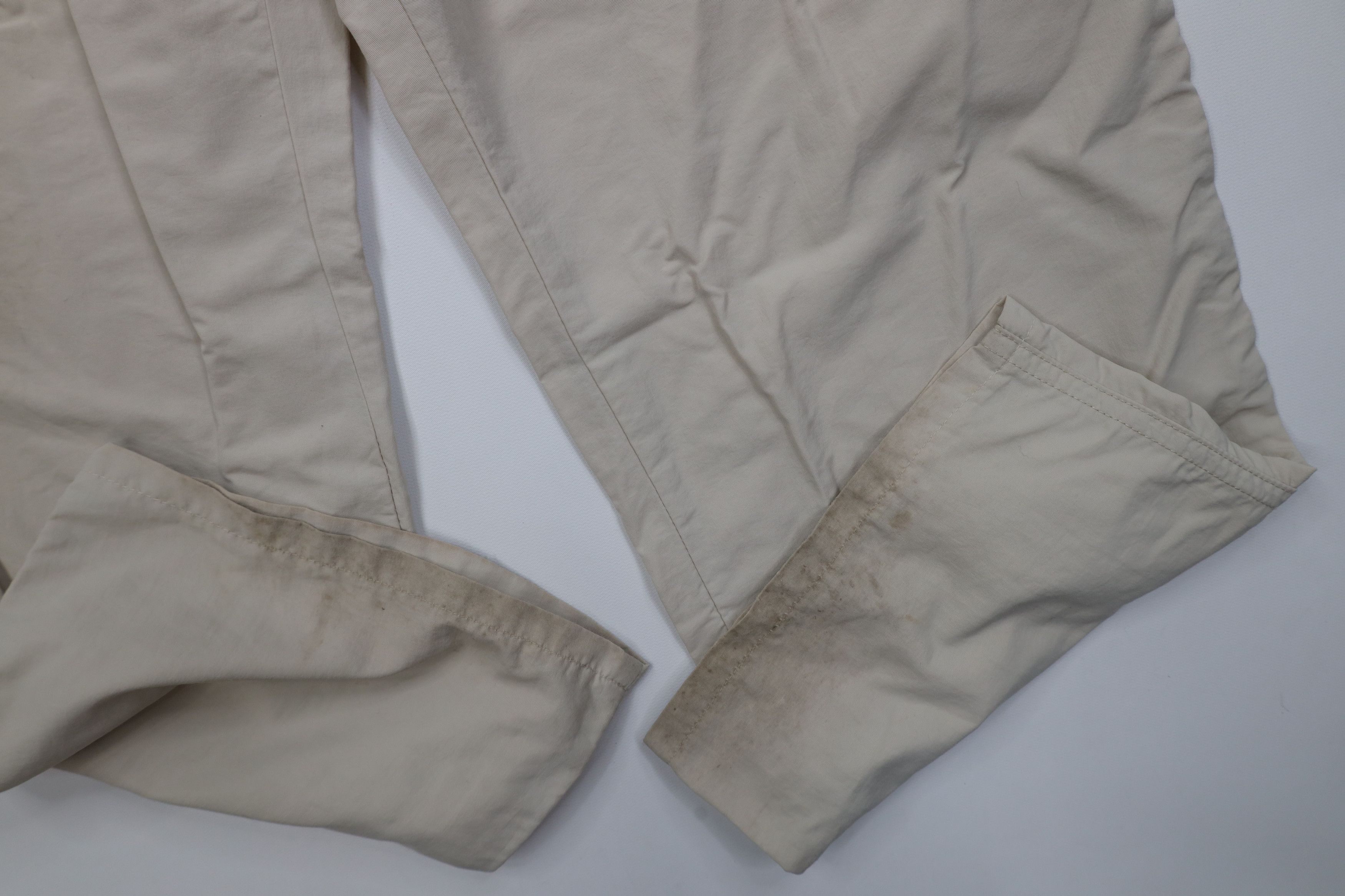 Lands' End Vintage 90s Lands End Wide Leg Windbreaker Pants Beige USA Size US 33 - 5 Thumbnail