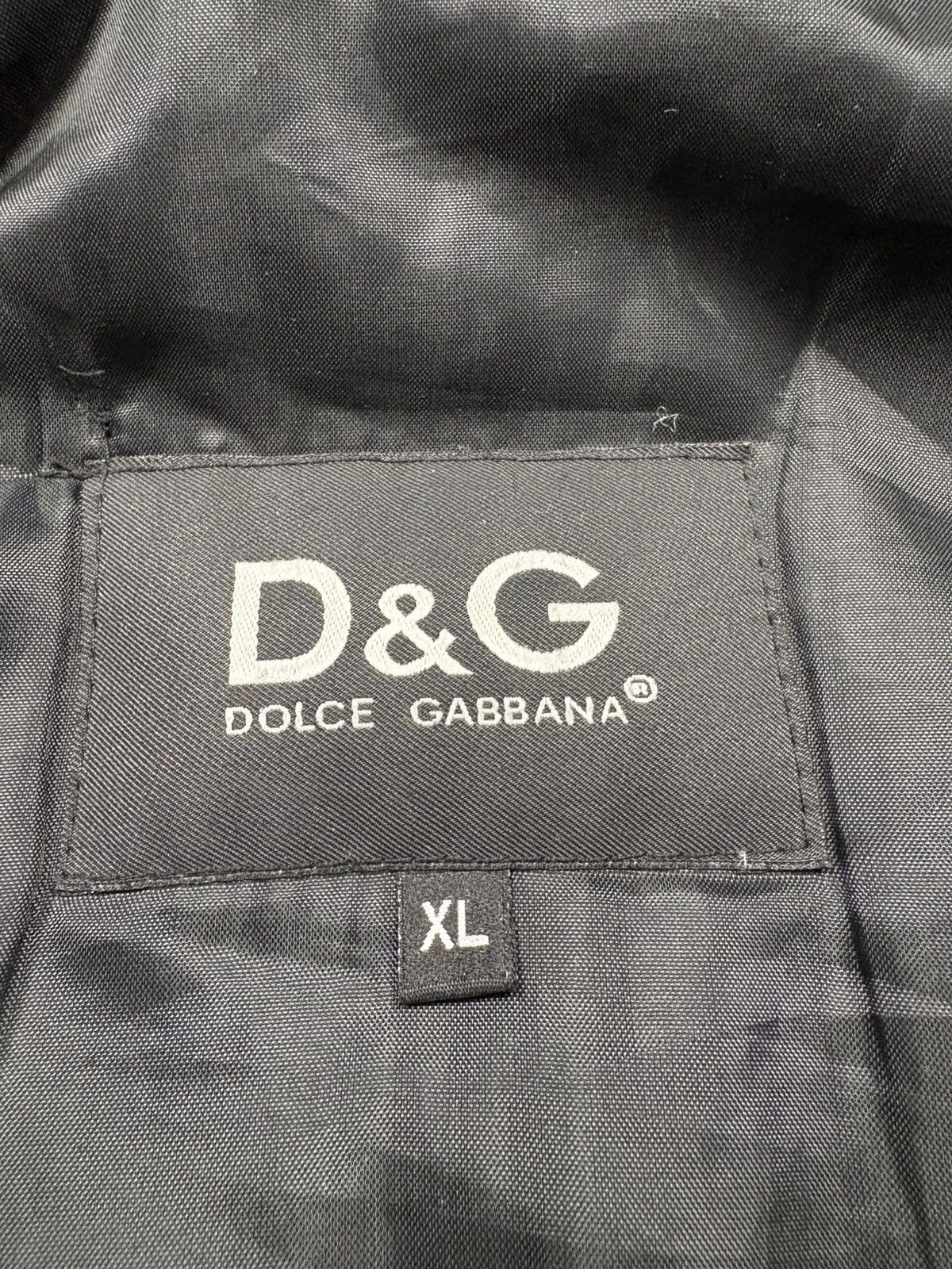 Dolce & Gabbana Dolce & Gabbana Sport 2000s Black Check Puffer Jacket VTG Size US L / EU 52-54 / 3 - 18 Thumbnail