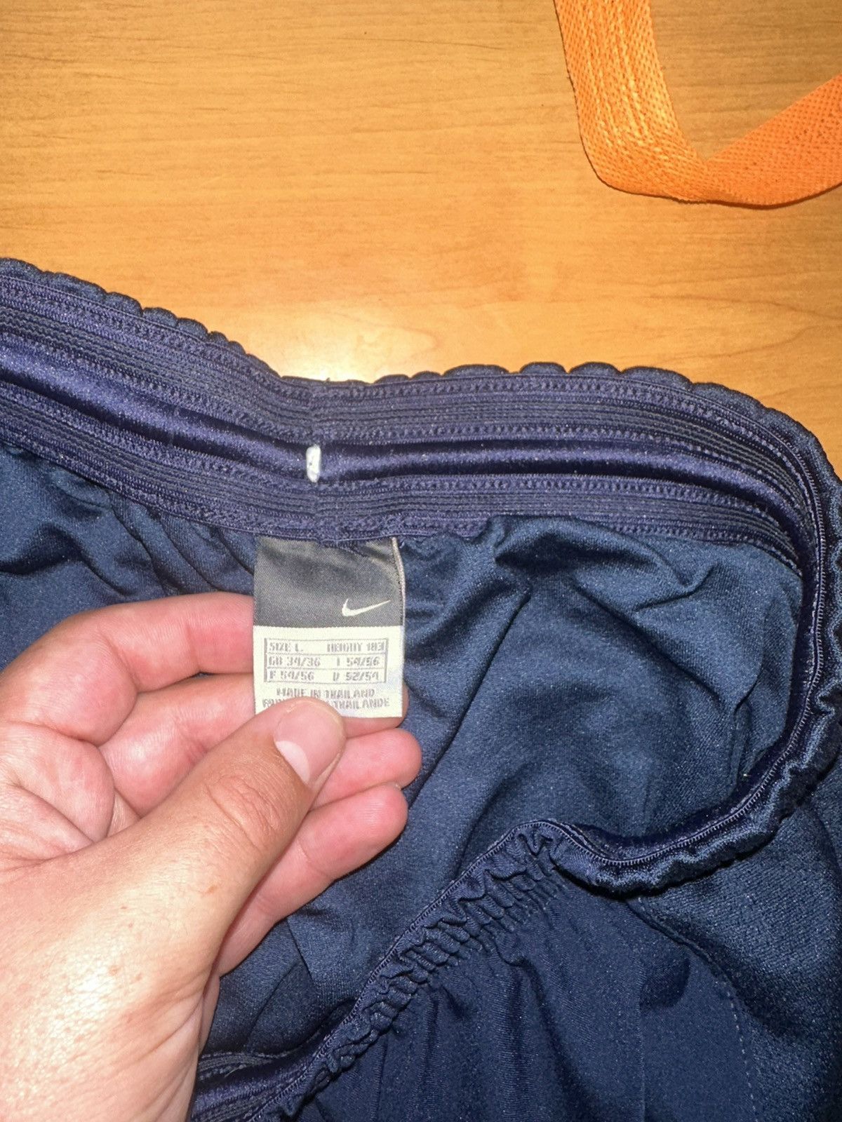 Nike Nike Total 90 Vintage Retro Blue Mens Shorts Size US 34 / EU 50 - 9 Thumbnail