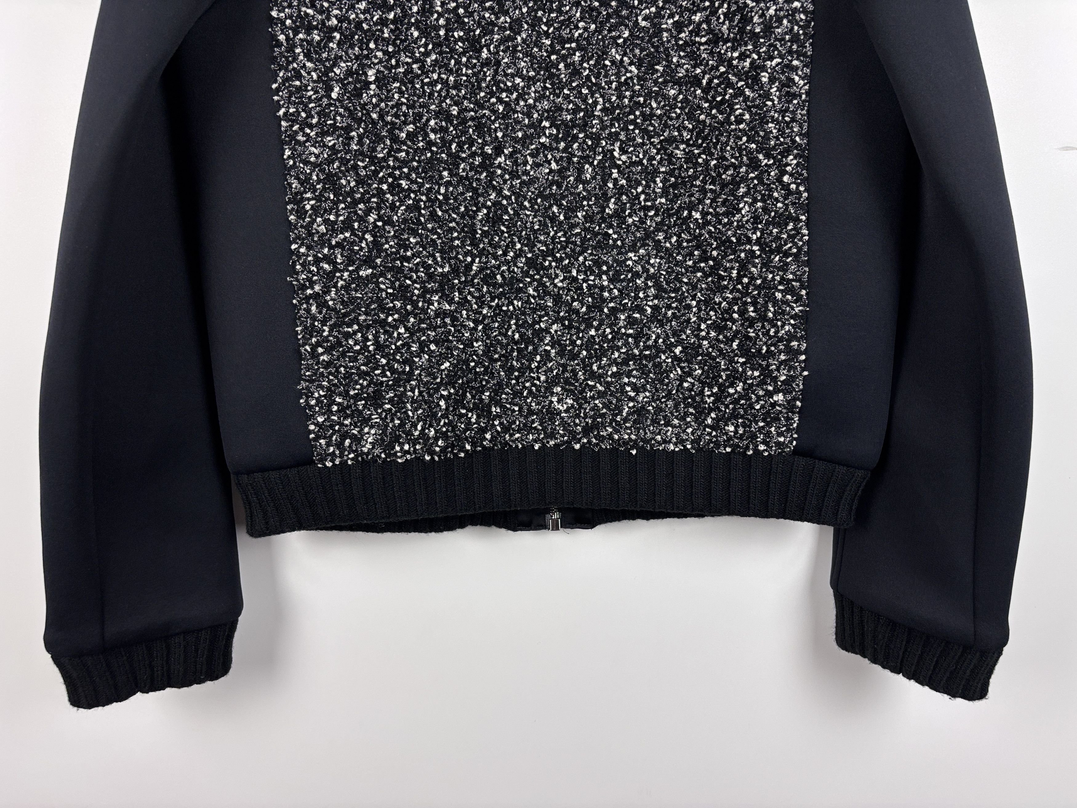 Karl Lagerfeld Womens Karl Lagerfeld Zip Bomber Jacket Black Size EU 34 Size M / US 6-8 / IT 42-44 - 6 Thumbnail
