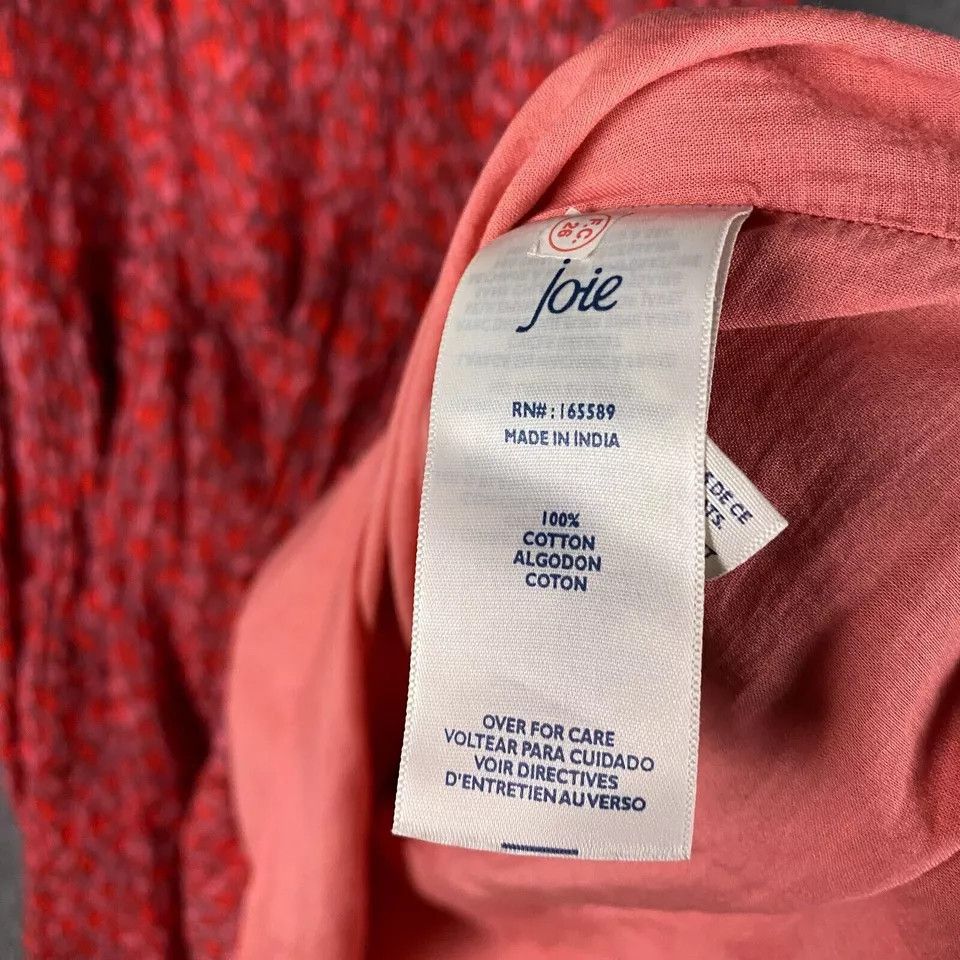Joie Joie Maxi Dress Women's Small NWT Red Sundress 100% Cotton S Size S / US 4 / IT 40 - 6 Thumbnail
