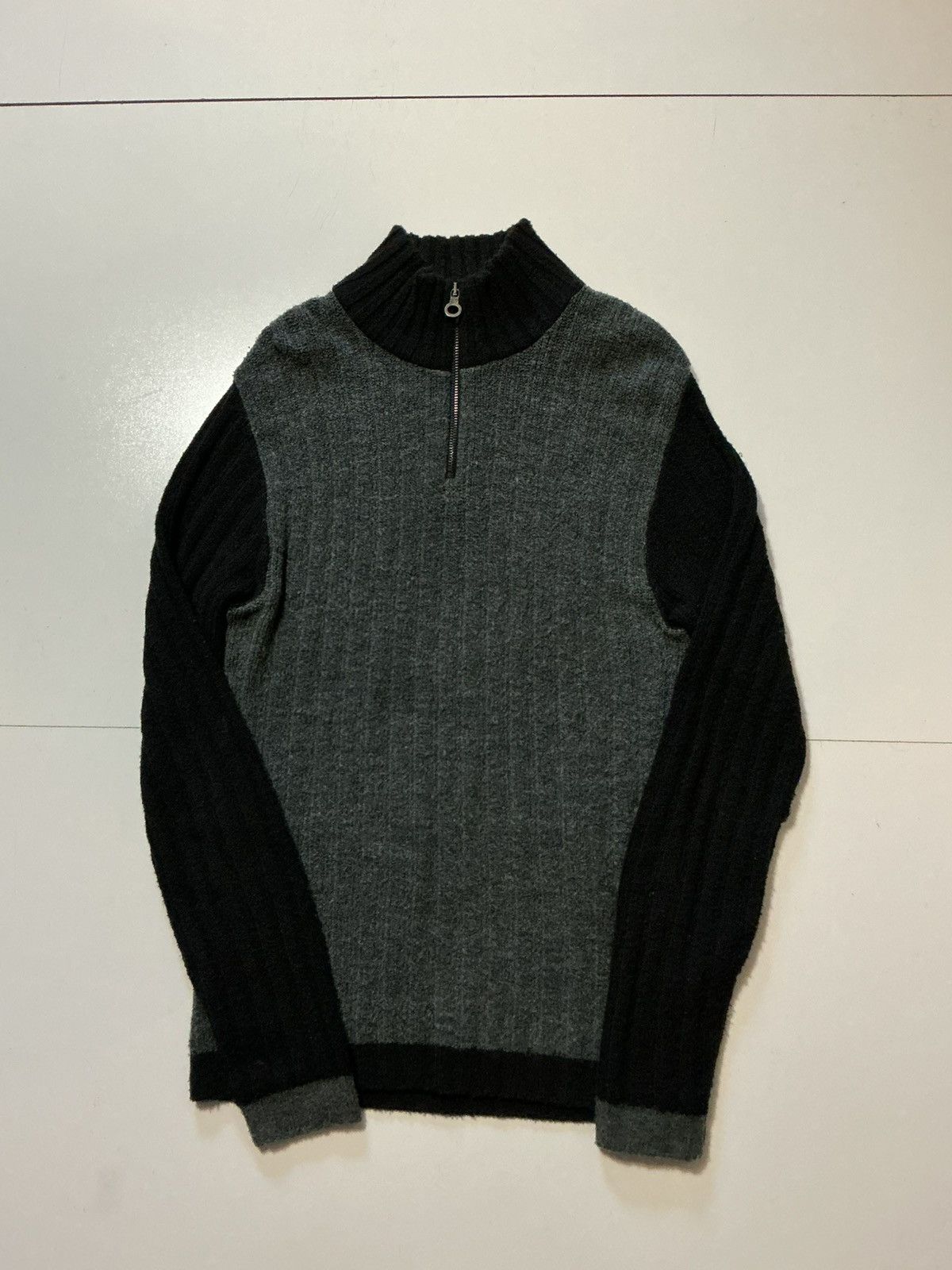 Steven Alan BSA EnD.GO Bray Steve Alan Italy Wool 1/4 Zip Ribbed Sweater Size US XS / EU 42 / 0 - 1 Thumbnail