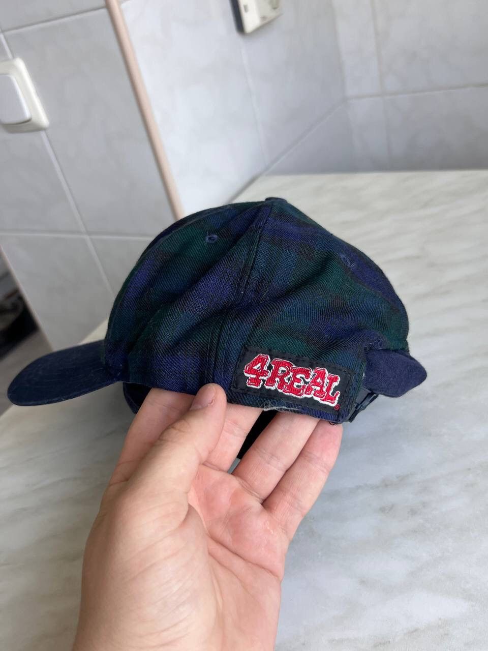 NFL × Vintage Vintage Georgetown Plaid green 1995 Cap Bulldog Hat NFL Size ONE SIZE - 4 Thumbnail