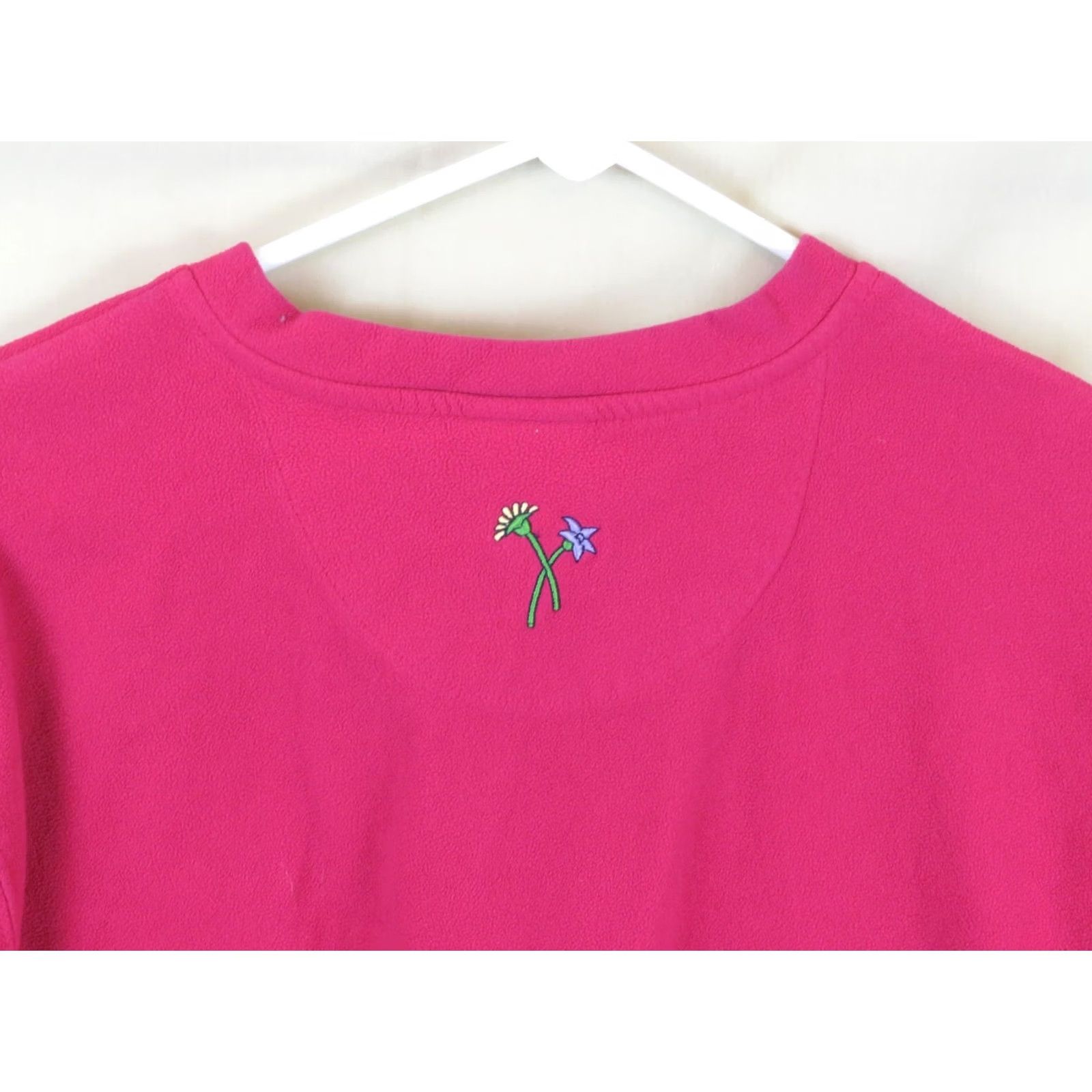 Disney VINTAGE Disney Pooh & Friends Sweatshirt M Womens Red Embroidered Fleece Pullover 100 Acre Woods Size M / US 6-8 / IT 42-44 - 5 Thumbnail
