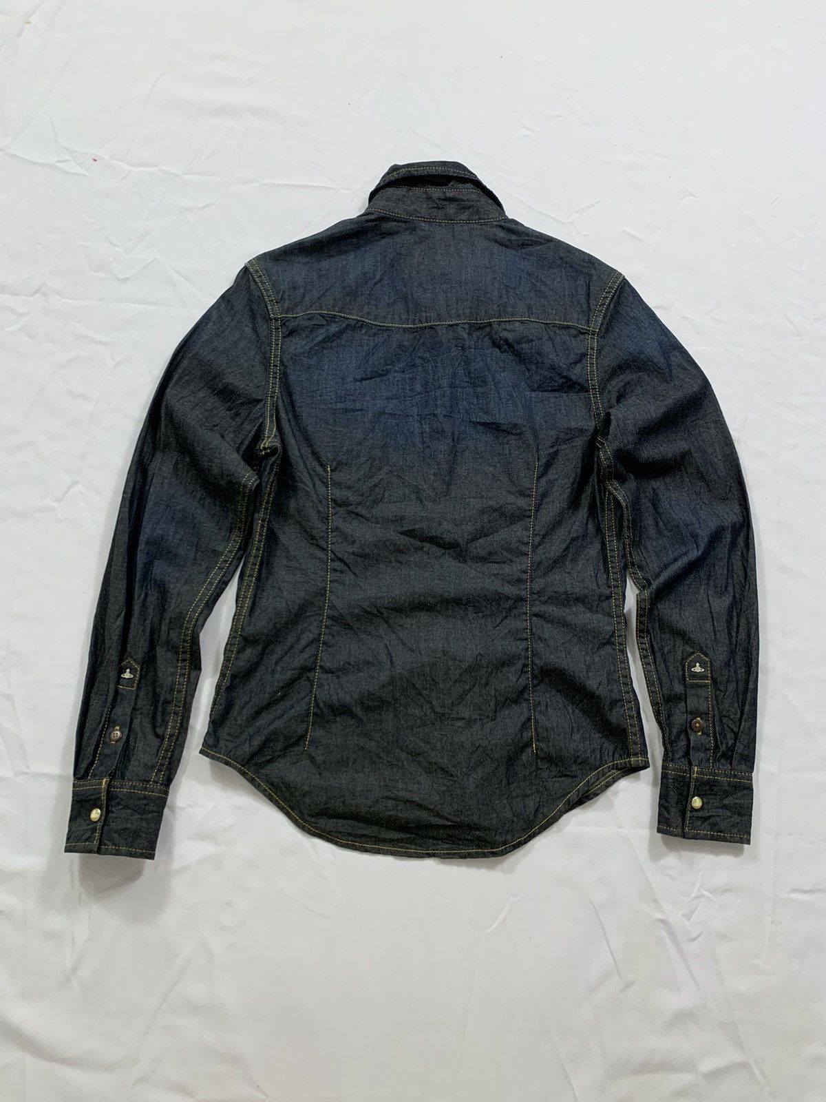 Vivienne Westwood Viviene Westwood denim Button up shirt Size US S / EU 44-46 / 1 - 2 Thumbnail