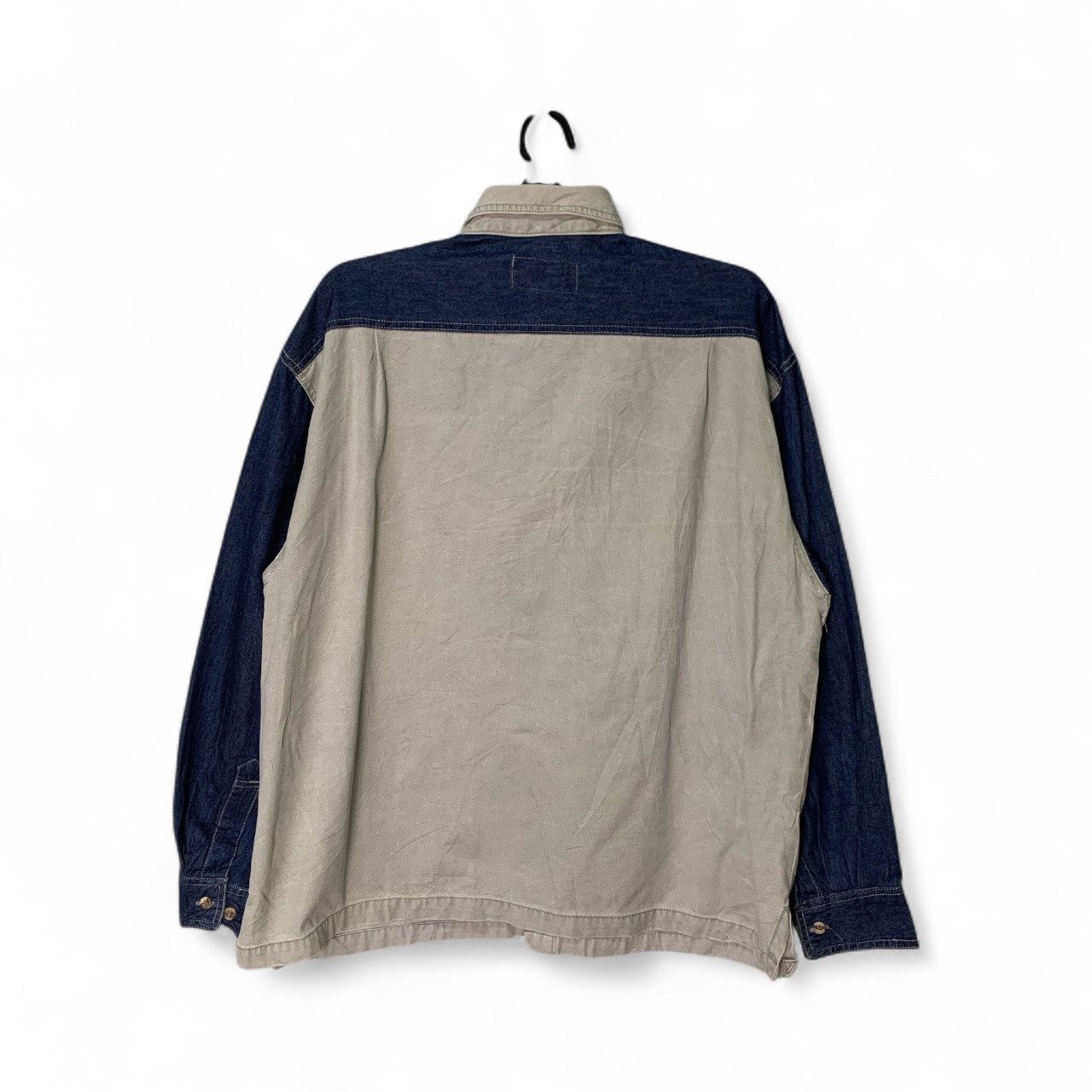 Indian Motorcycle Rare Design A Indian - Club Collection Soft Denim Shirts Size US XL / EU 56 / 4 - 2 Thumbnail