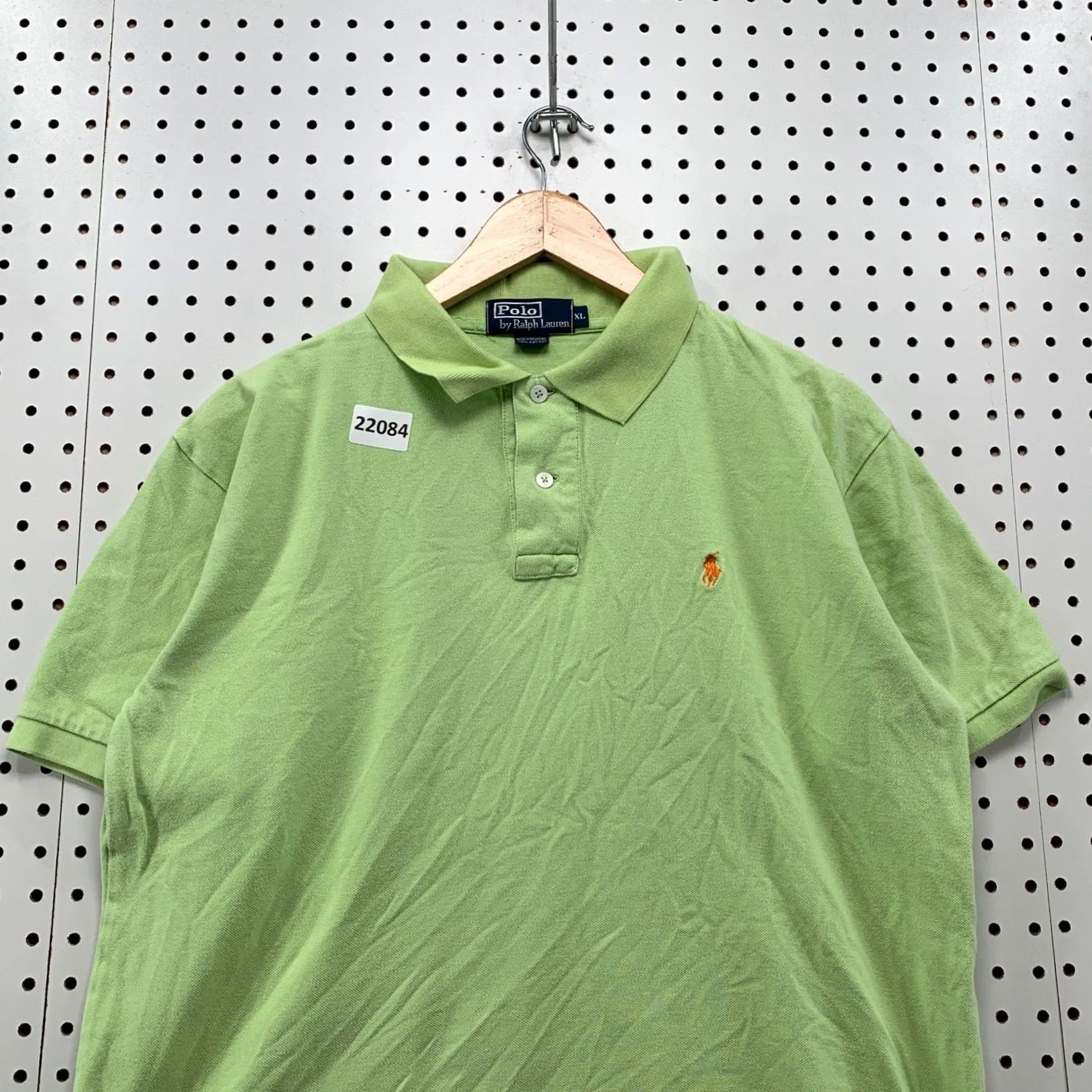 Polo Ralph Lauren Polo Ralph Lauren Polo Shirt Green Orange Pony Fits Mens Large Collared Size US L / EU 52-54 / 3 - 6 Thumbnail