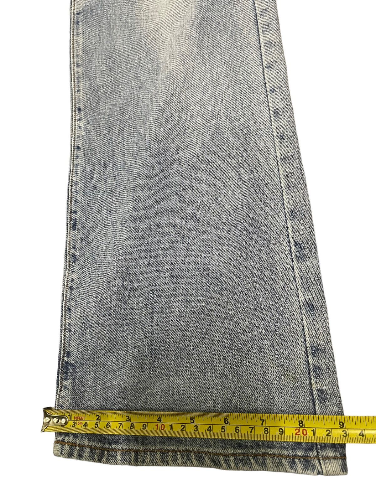 If Six Was Nine Vintage Japanese Brand Blue Wash Flare Jeans Size US 30 / EU 46 - 14 Thumbnail