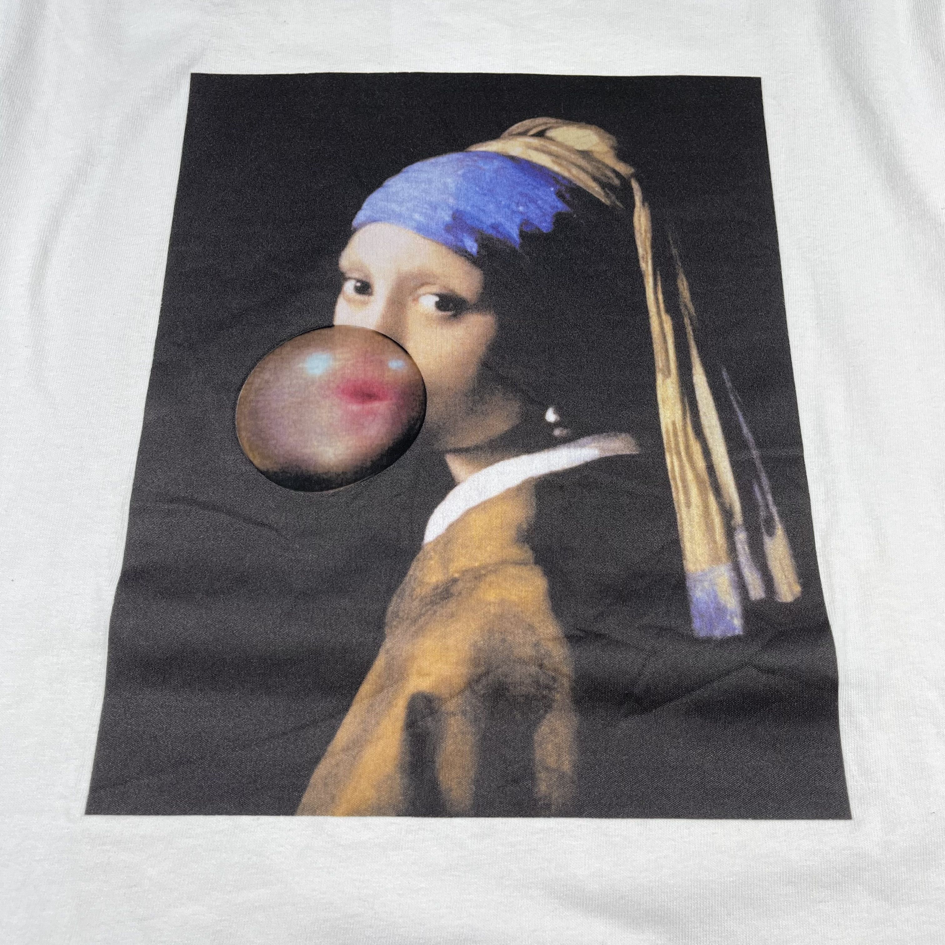 Japanese Brand Girl With A Pink Bubble Gallis Addiction T-shirt Size US L / EU 52-54 / 3 - 3 Thumbnail