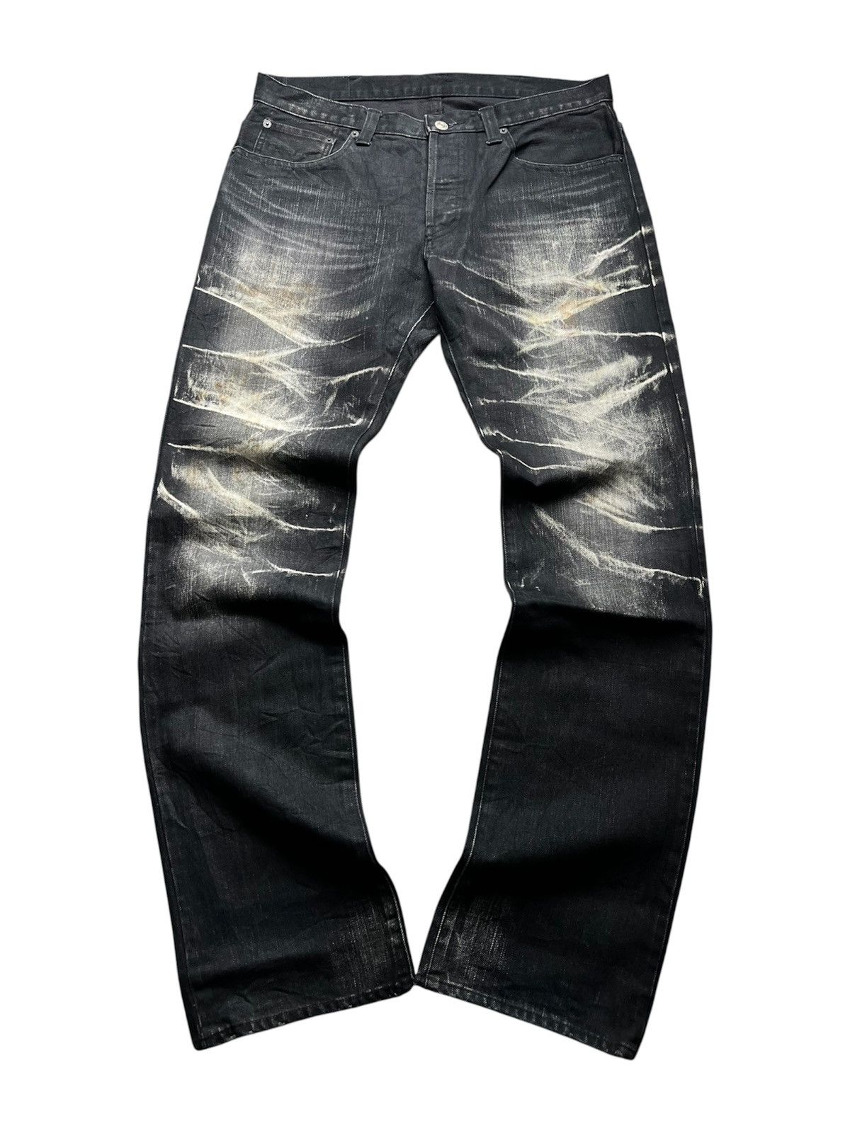 Tornado Mart Takeo Kikuchi Mud Max Clawmark Whiskered Jeans Size US 32 / EU 48 - 1 Thumbnail