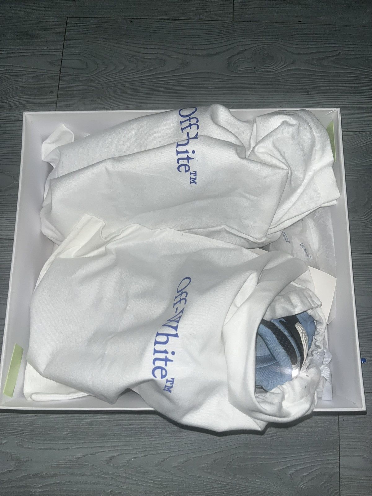 Off-White Off-White Glove Slip On Light Blue Size US 10 / EU 43 - 6 Thumbnail
