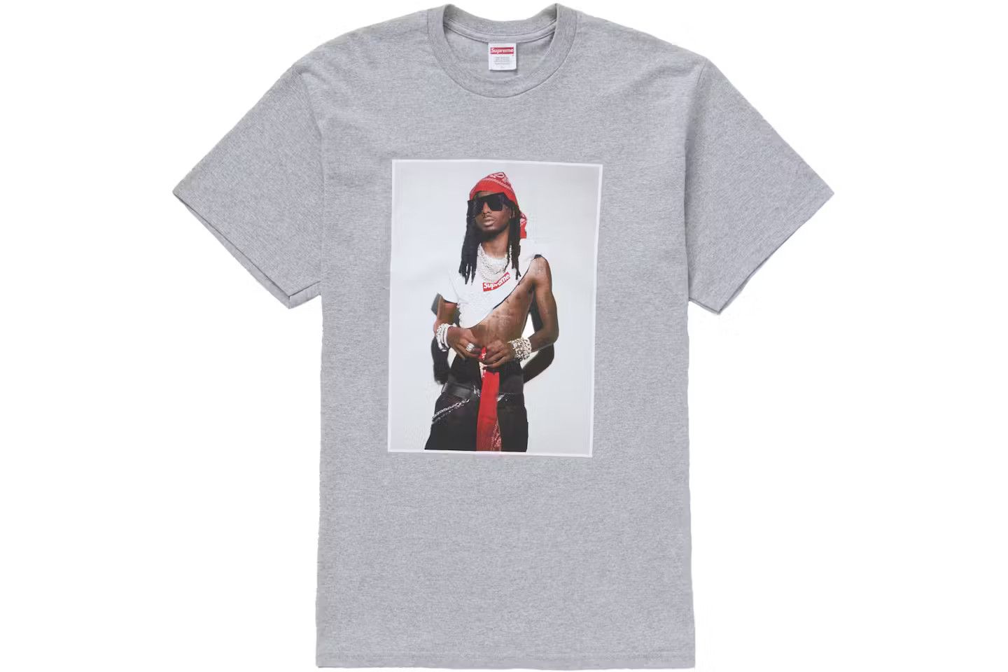 Supreme Supreme Playboi Carti Tee grey Size US XL / EU 56 / 4 - 1 Thumbnail