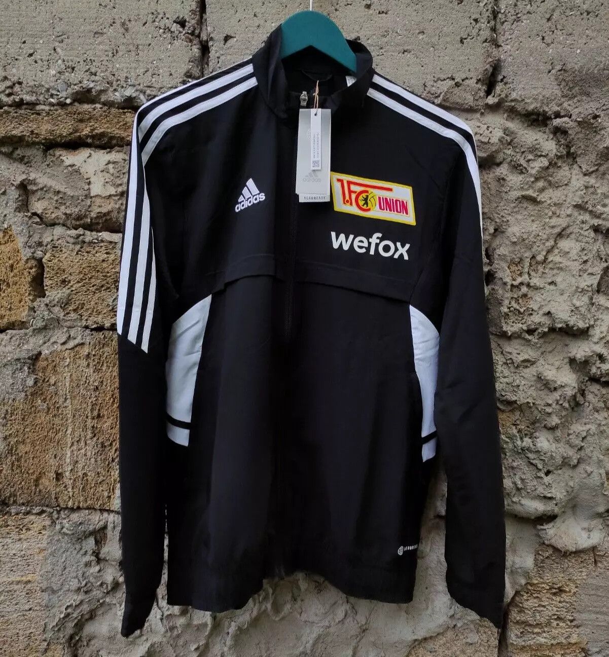 Adidas 1. FC Union Berlin 2021 FOOTBALL Jacket ADIDAS H21276 Size US S / EU 44-46 / 1 - 1 Thumbnail